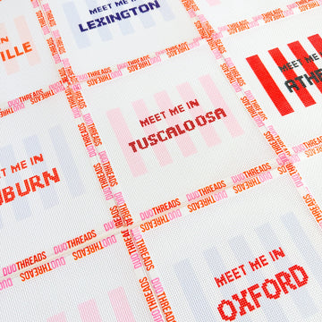 Meet Me In College Town Needlepoint Canvas