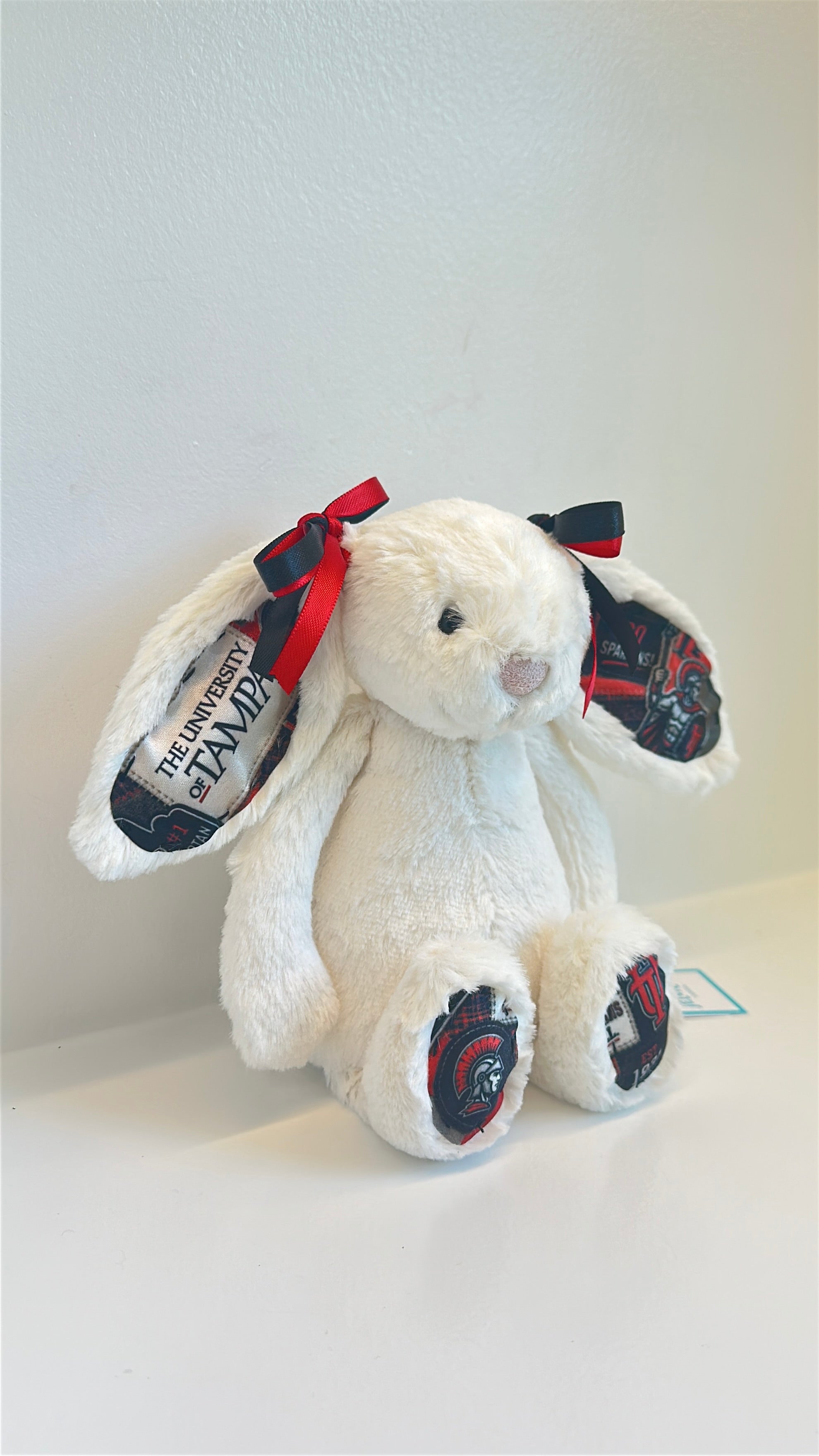 University of Tampa Custom College Jellycat Bunny