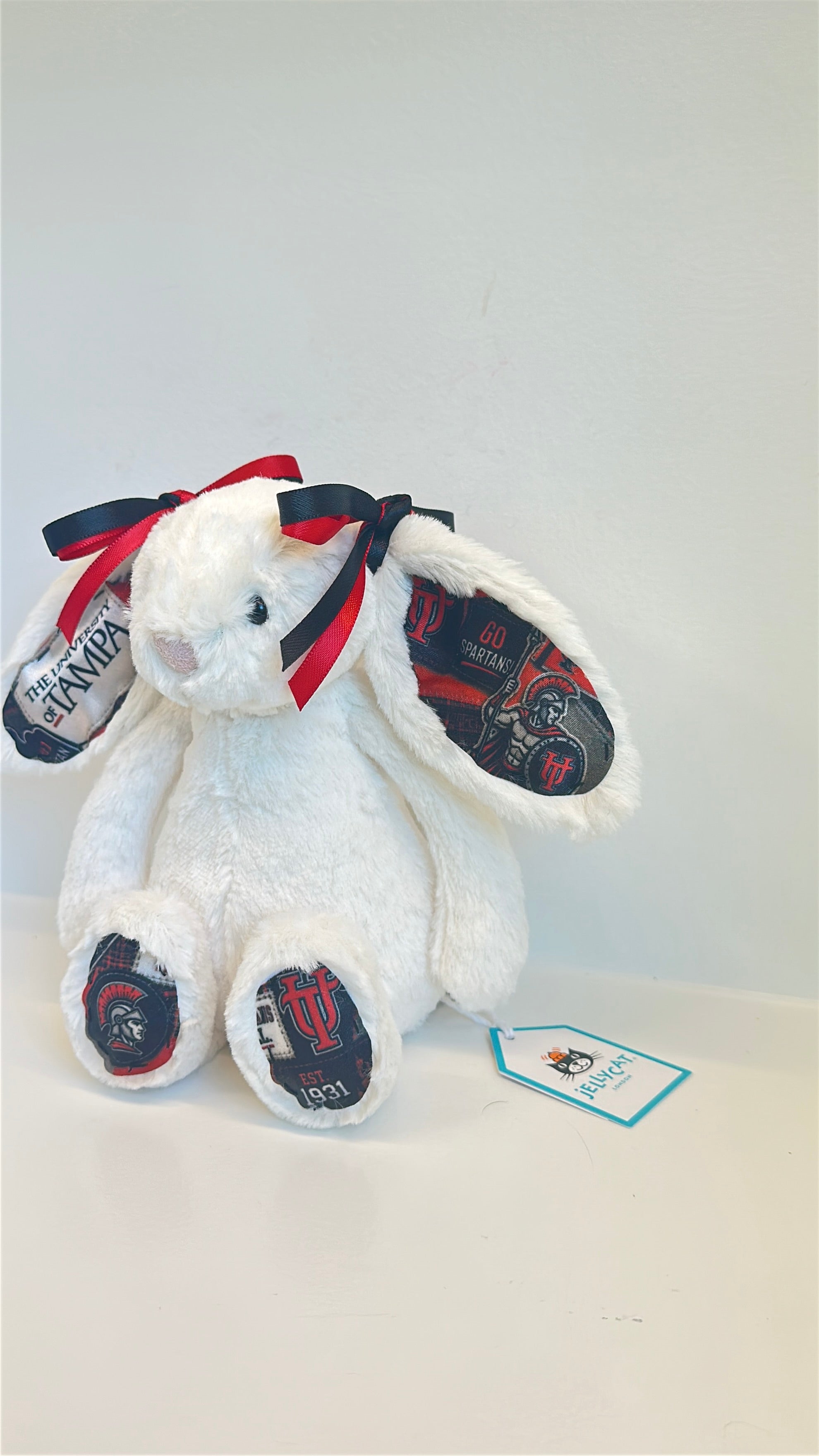 University of Tampa Custom College Jellycat Bunny