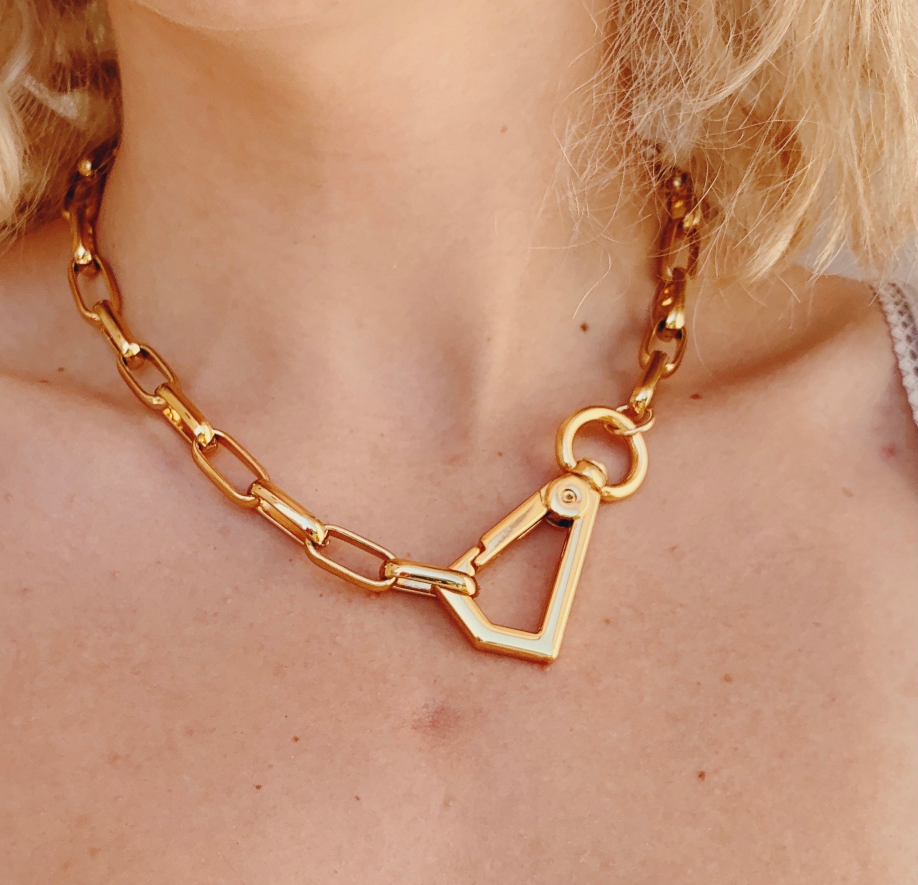 Views & Co. Trapezoid  Necklace and Bracelet Set