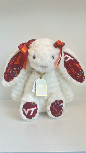 Virginia Polytechnic Institute and State University (Virginia Tech) College Jellycat Bunny