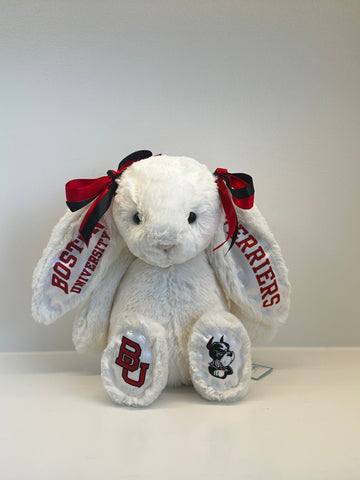 Boston University Custom College Jellycat Bashful Bunny