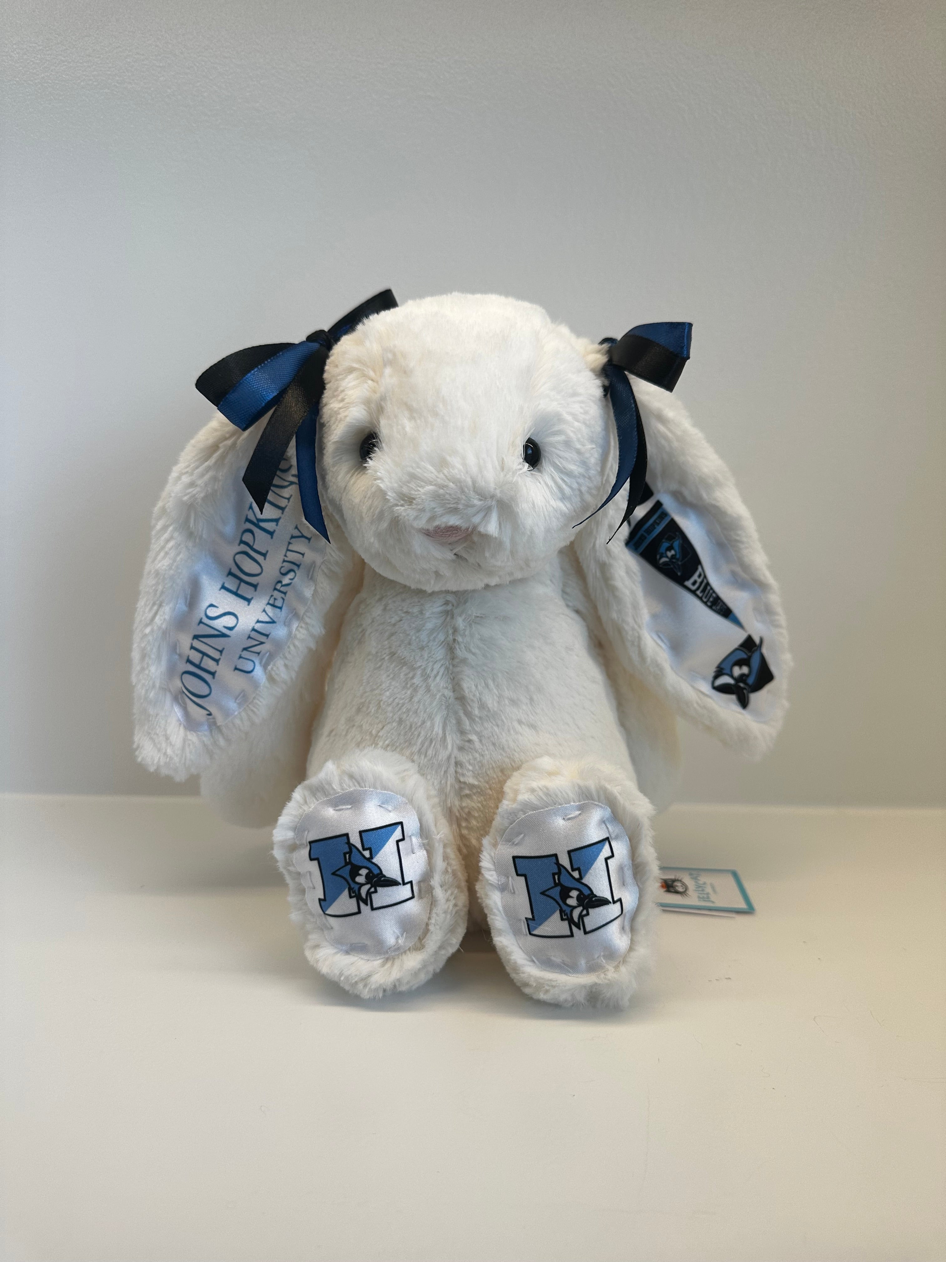 Johns Hopkins Custom College Jellycat Bashful Bunny