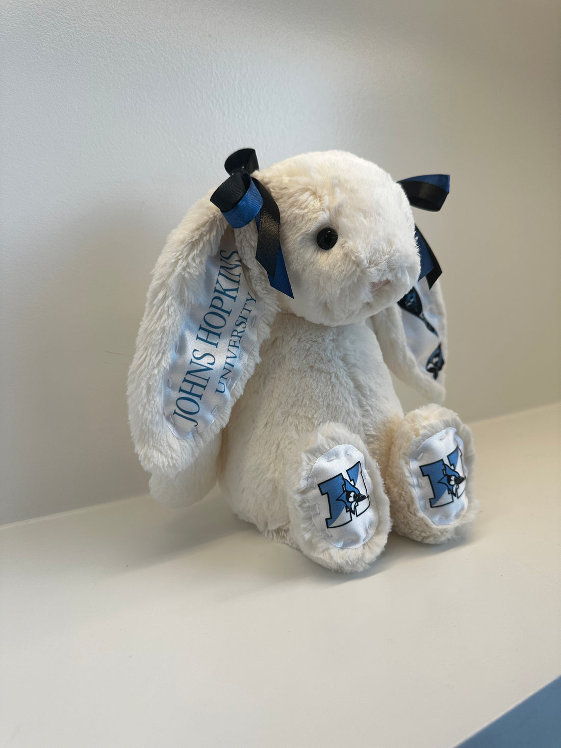 Johns Hopkins Custom College Jellycat Bashful Bunny