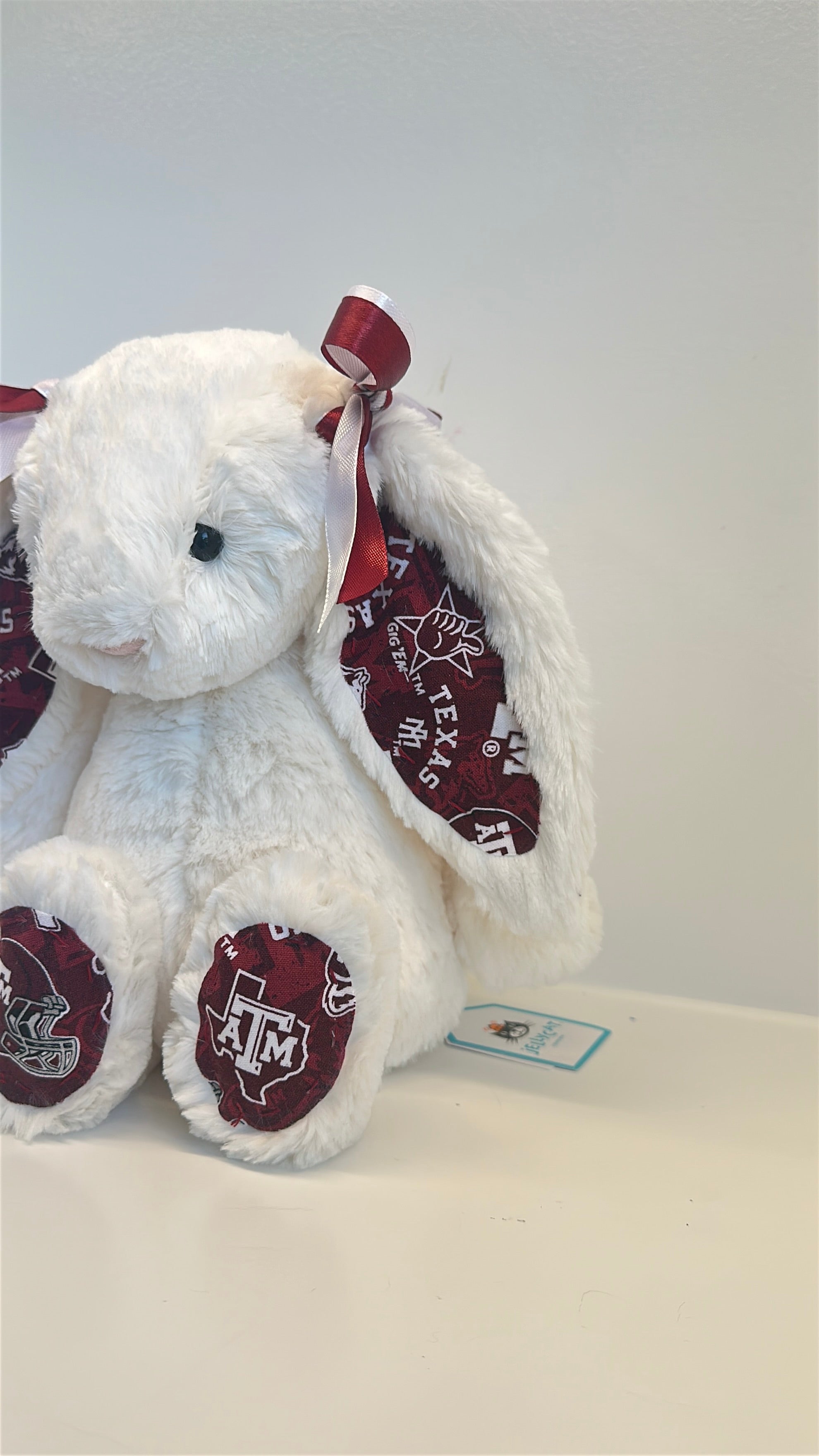Texas A&M Custom College Jellycat Bashful Bunny