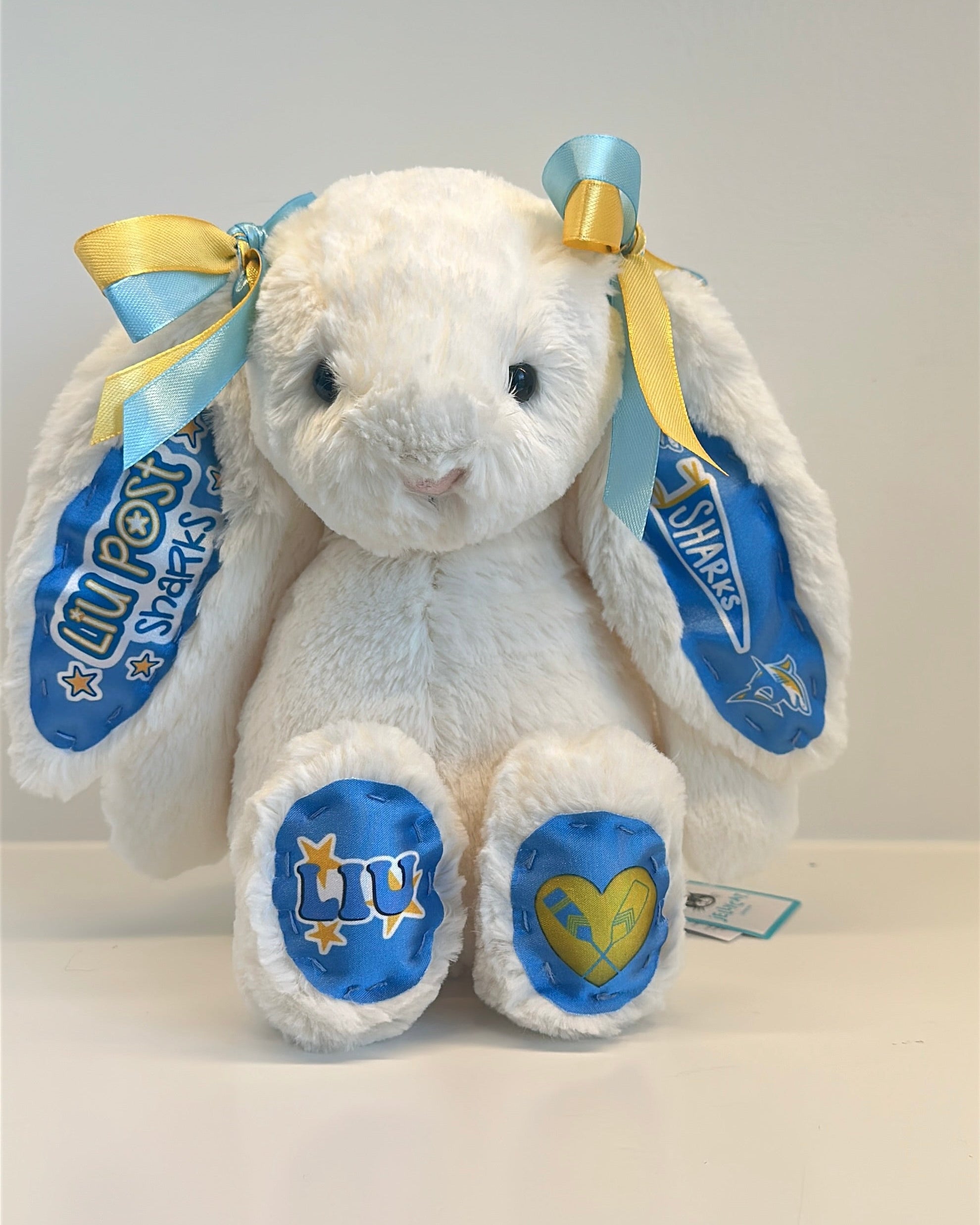 Long Island University (LIU- CW Post) Custom College Jellycat Bashful Bunny