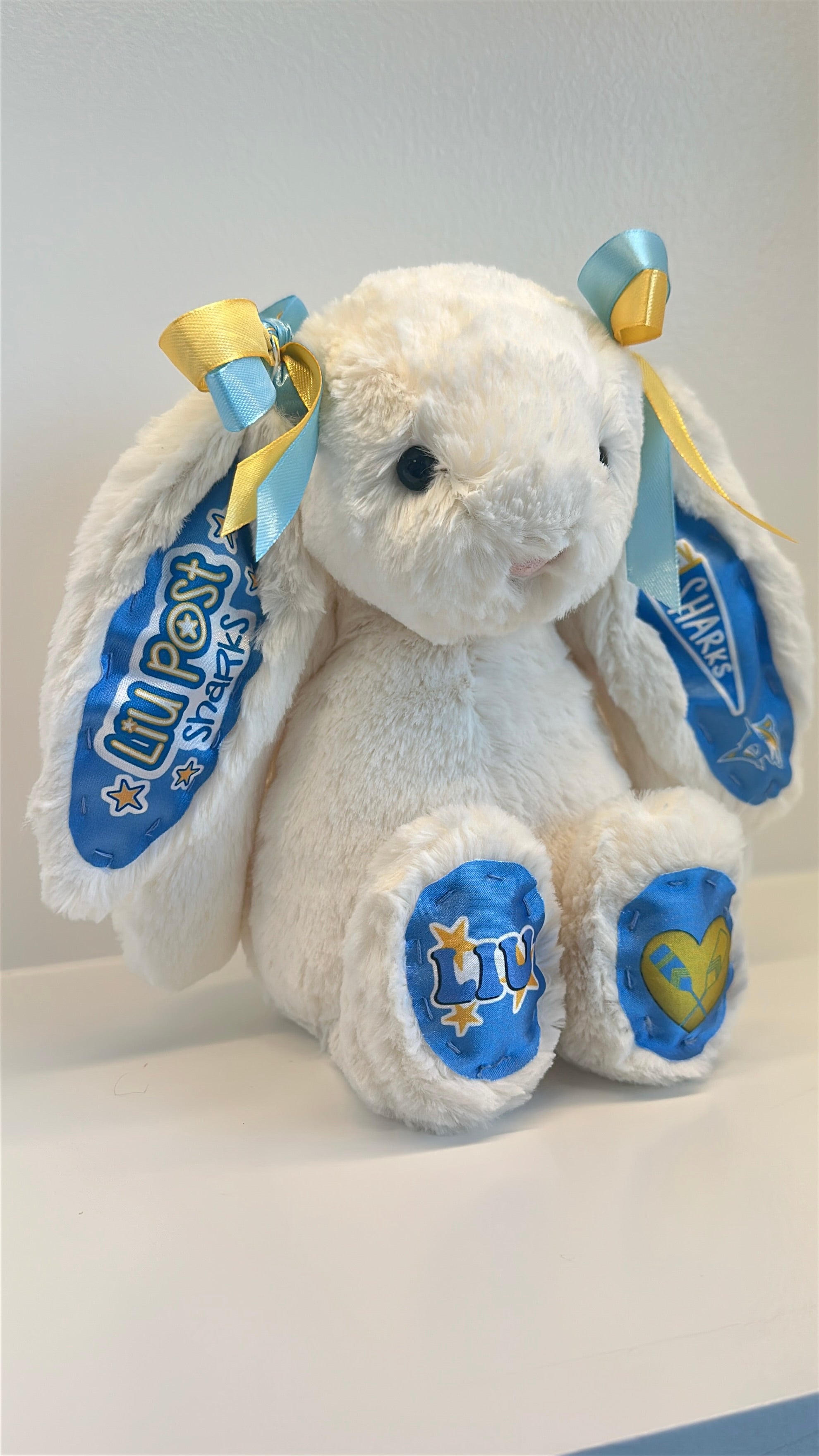 Long Island University (LIU- CW Post) Custom College Jellycat Bashful Bunny