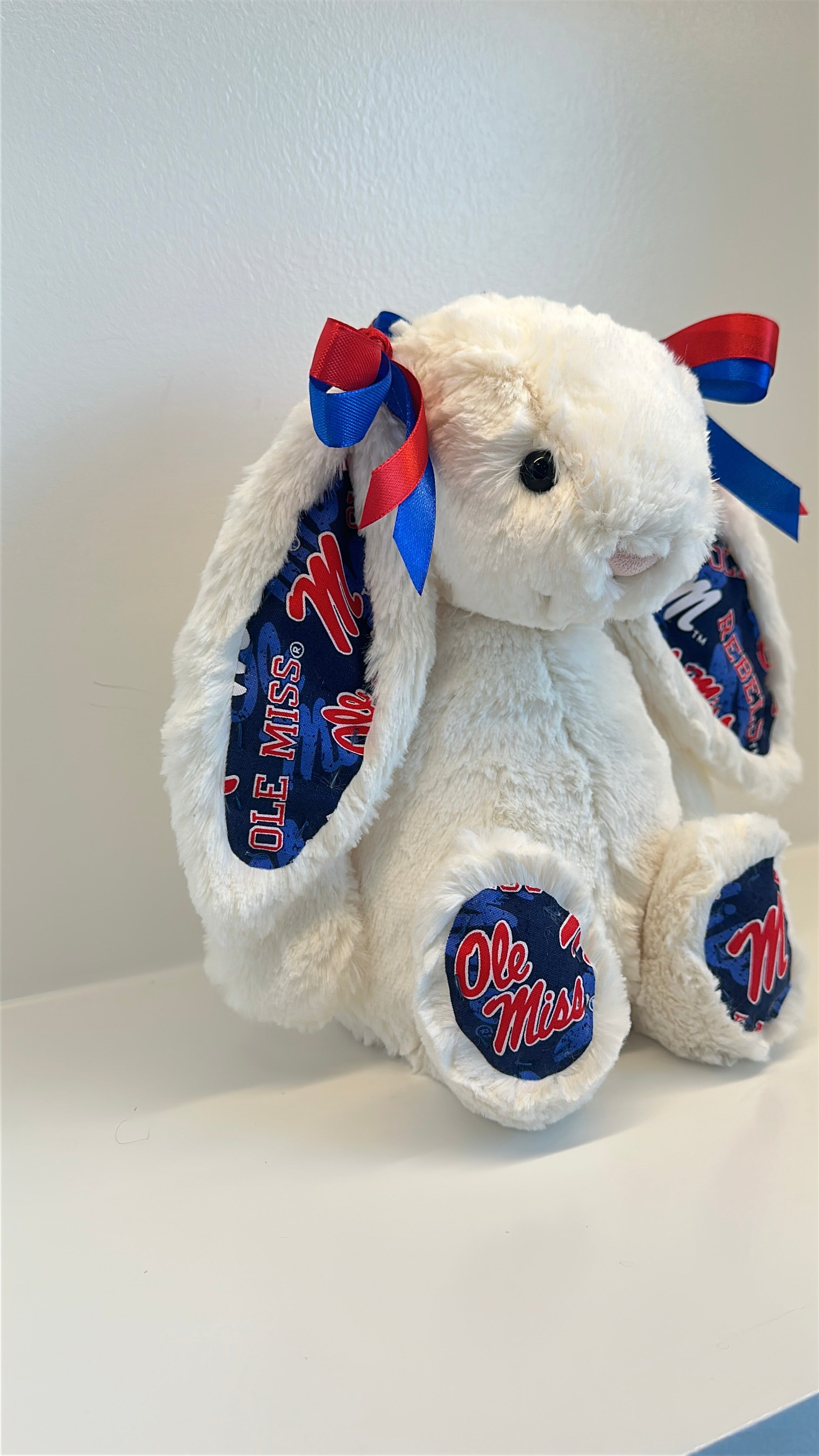 University of Mississippi (Ole Miss) Custom College Jellycat Bashful Bunny