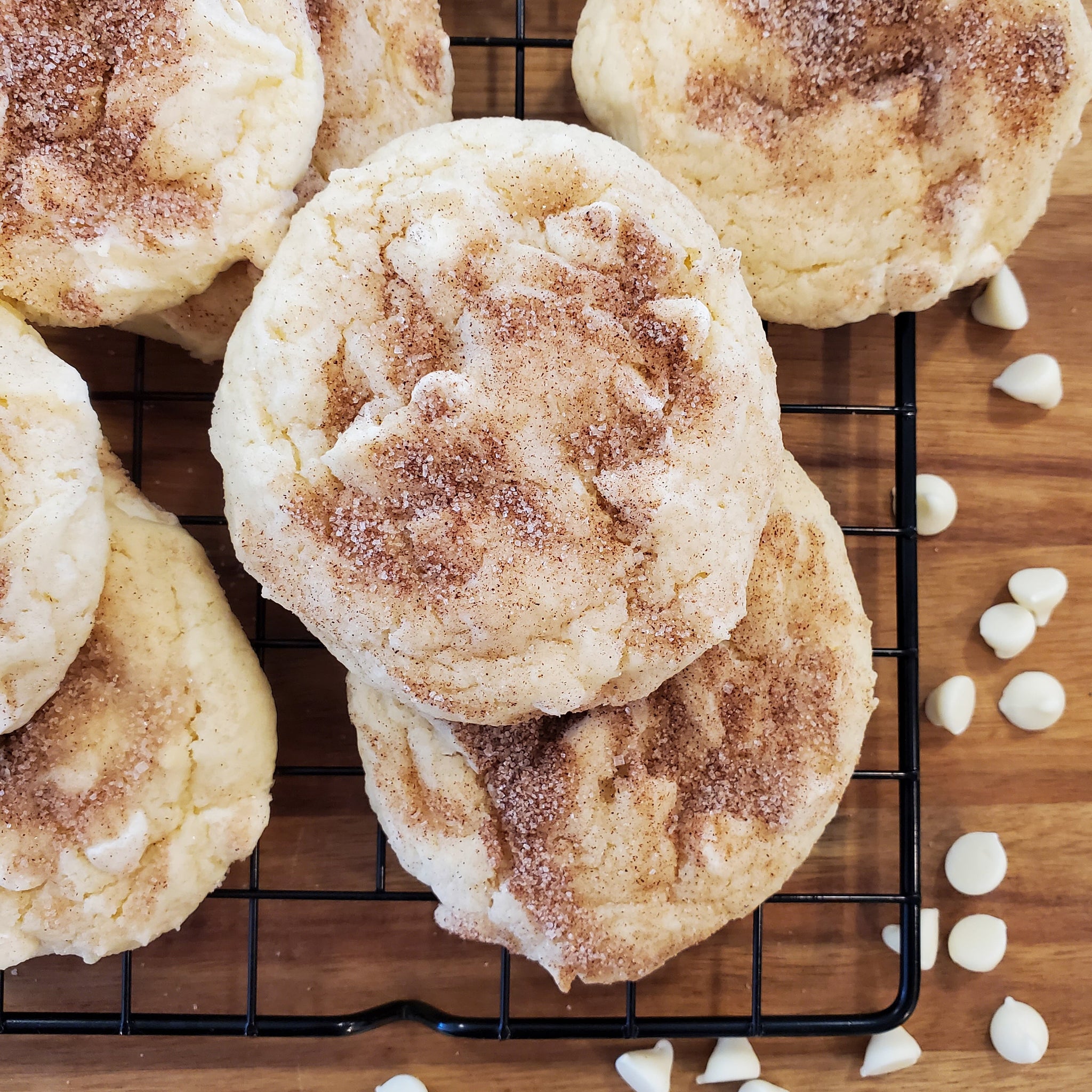 White Chocolate Snickerdoodle Cookies: Dozen