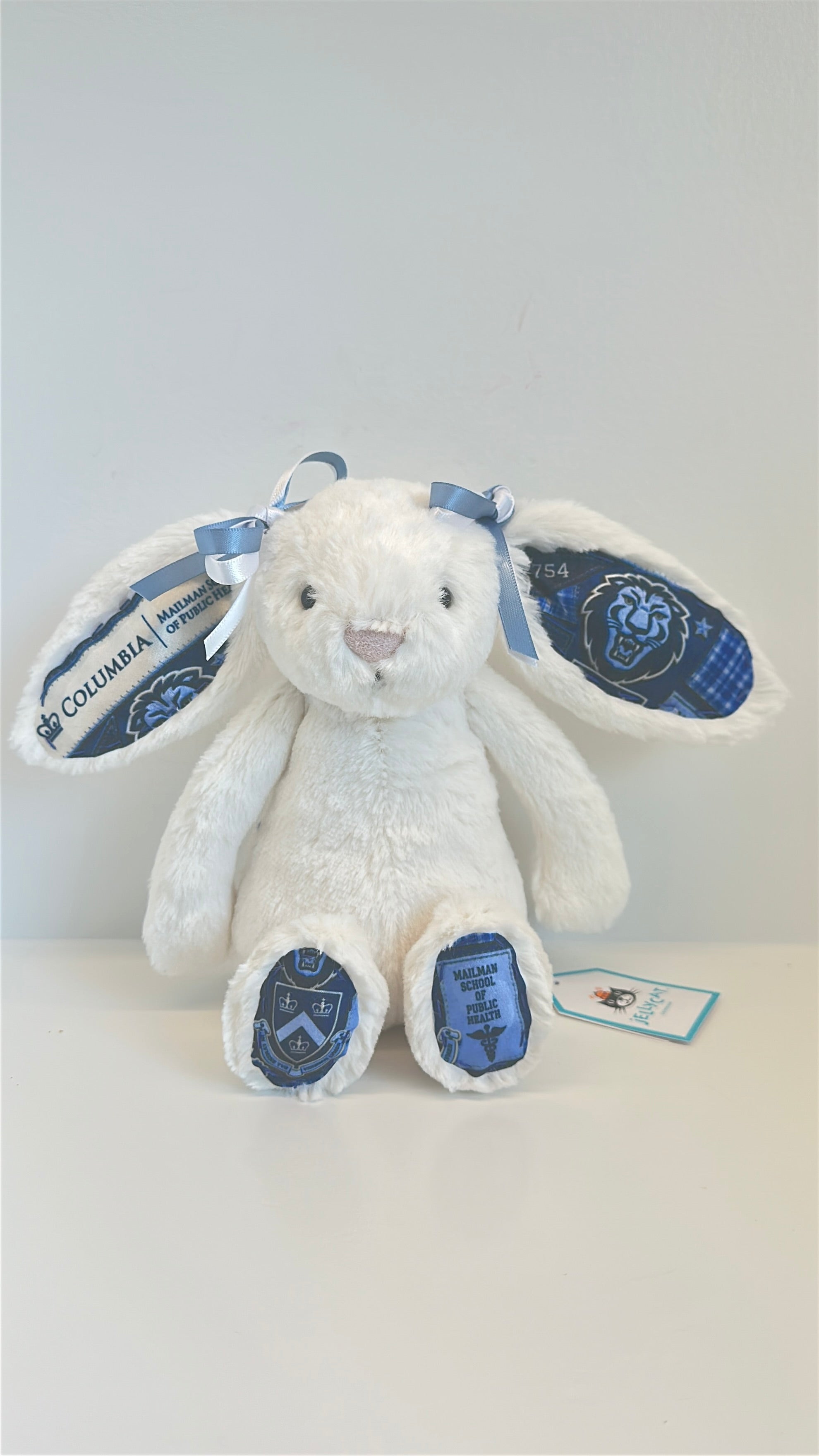 Columbia University Fully Custom Jellycat Bunny