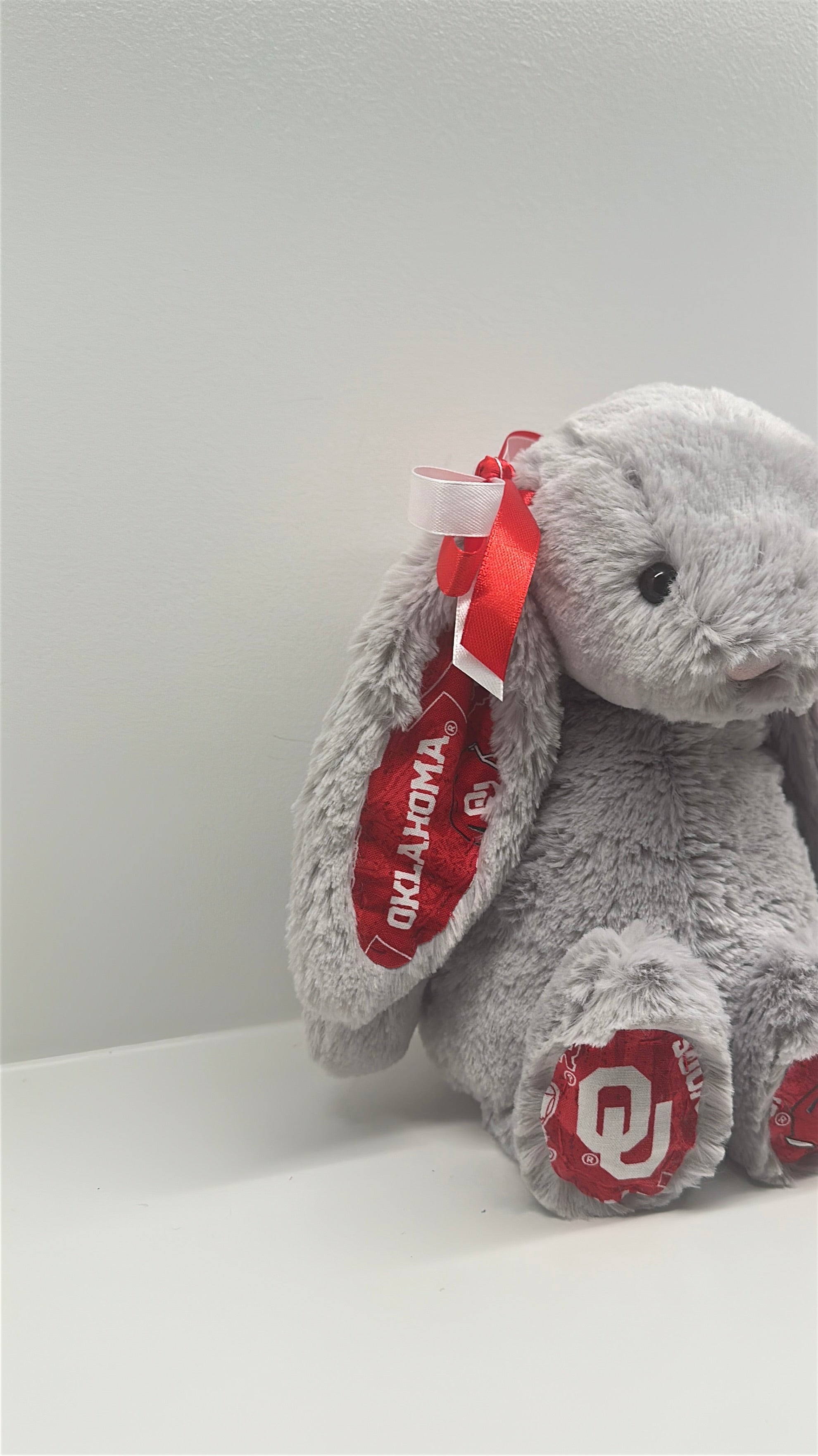 Oklahoma University Custom College Jellycat Bashful Bunny