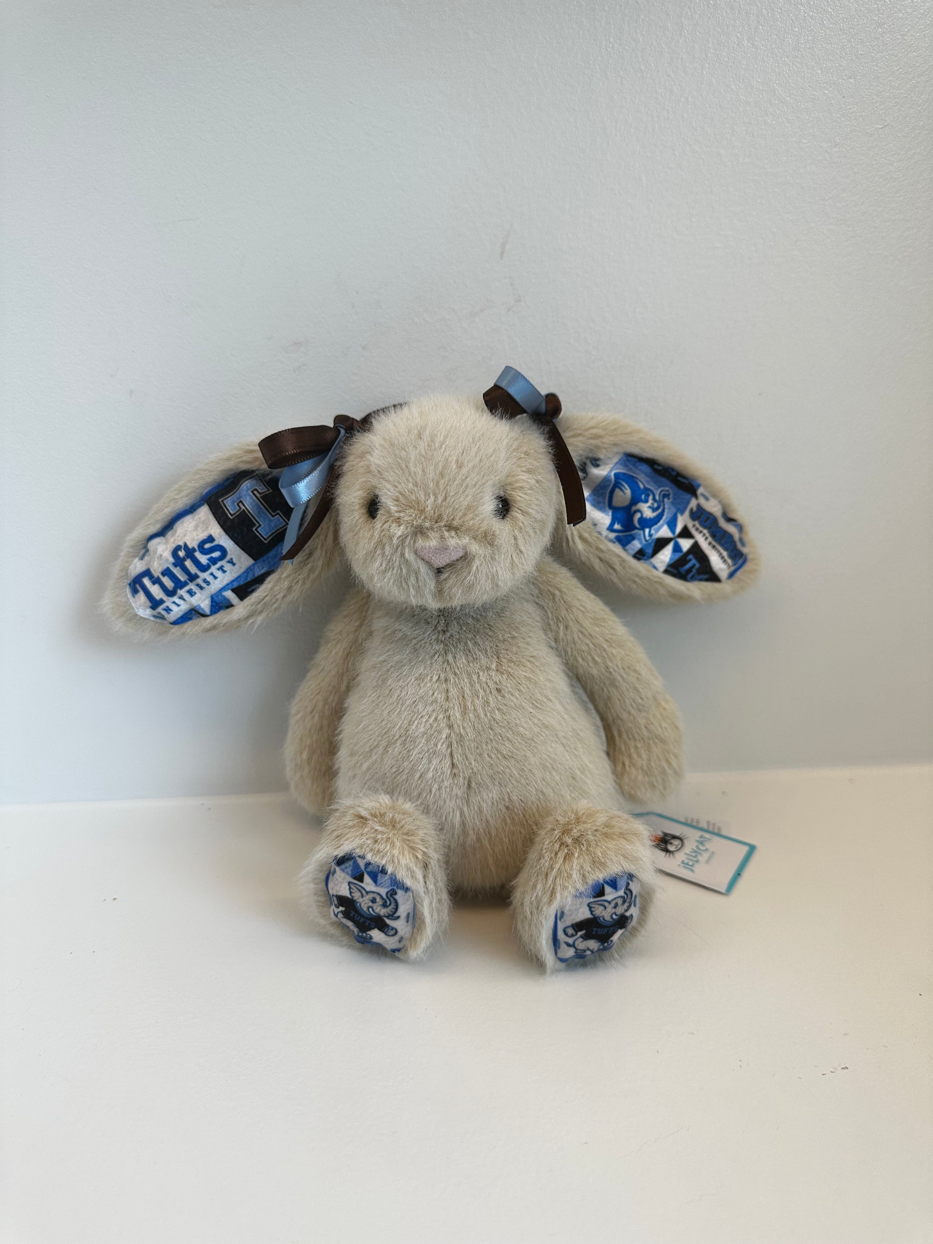 Tufts University Custom College Jellycat Bunny
