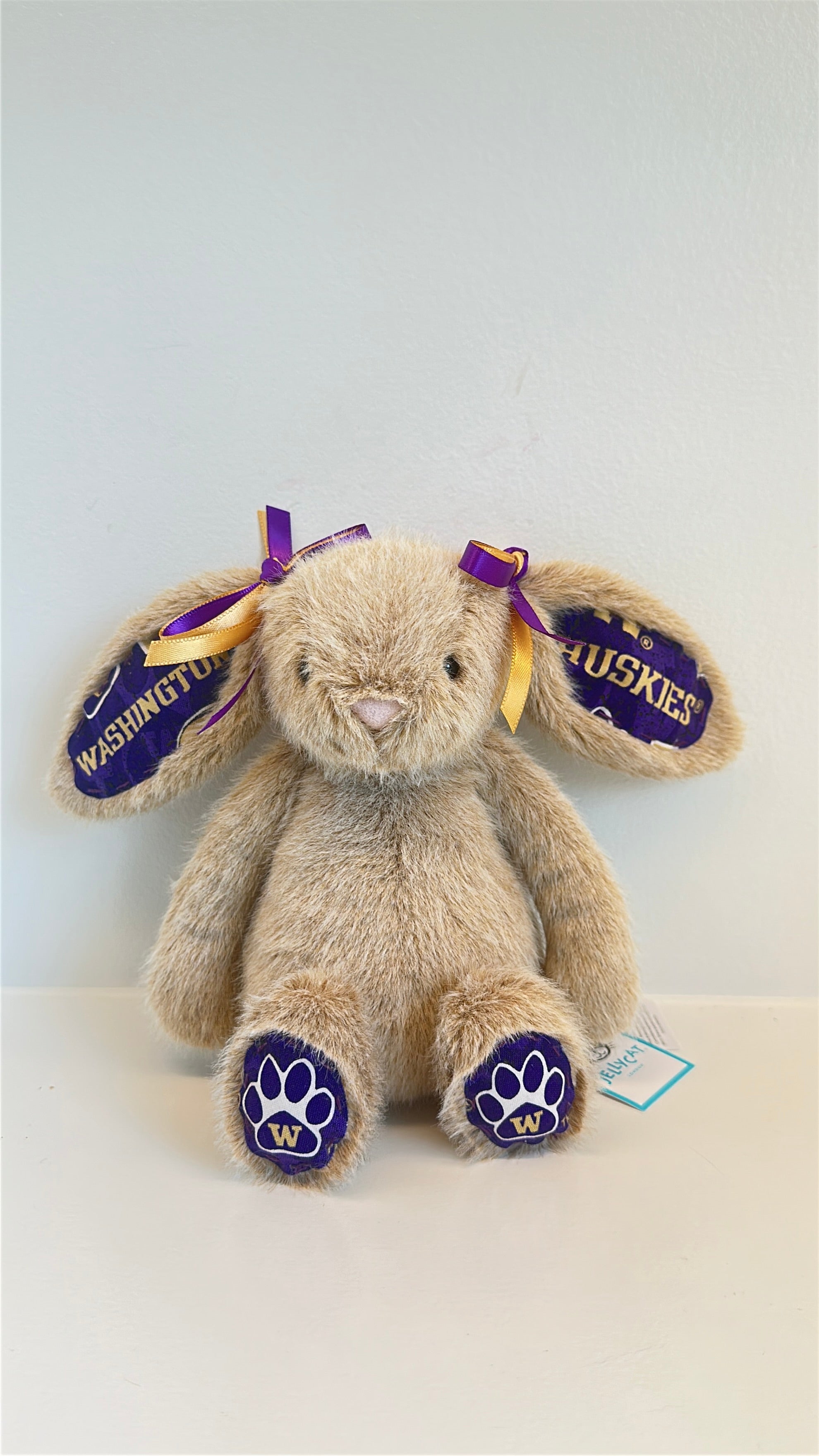University of Washington College Jellycat Bunny