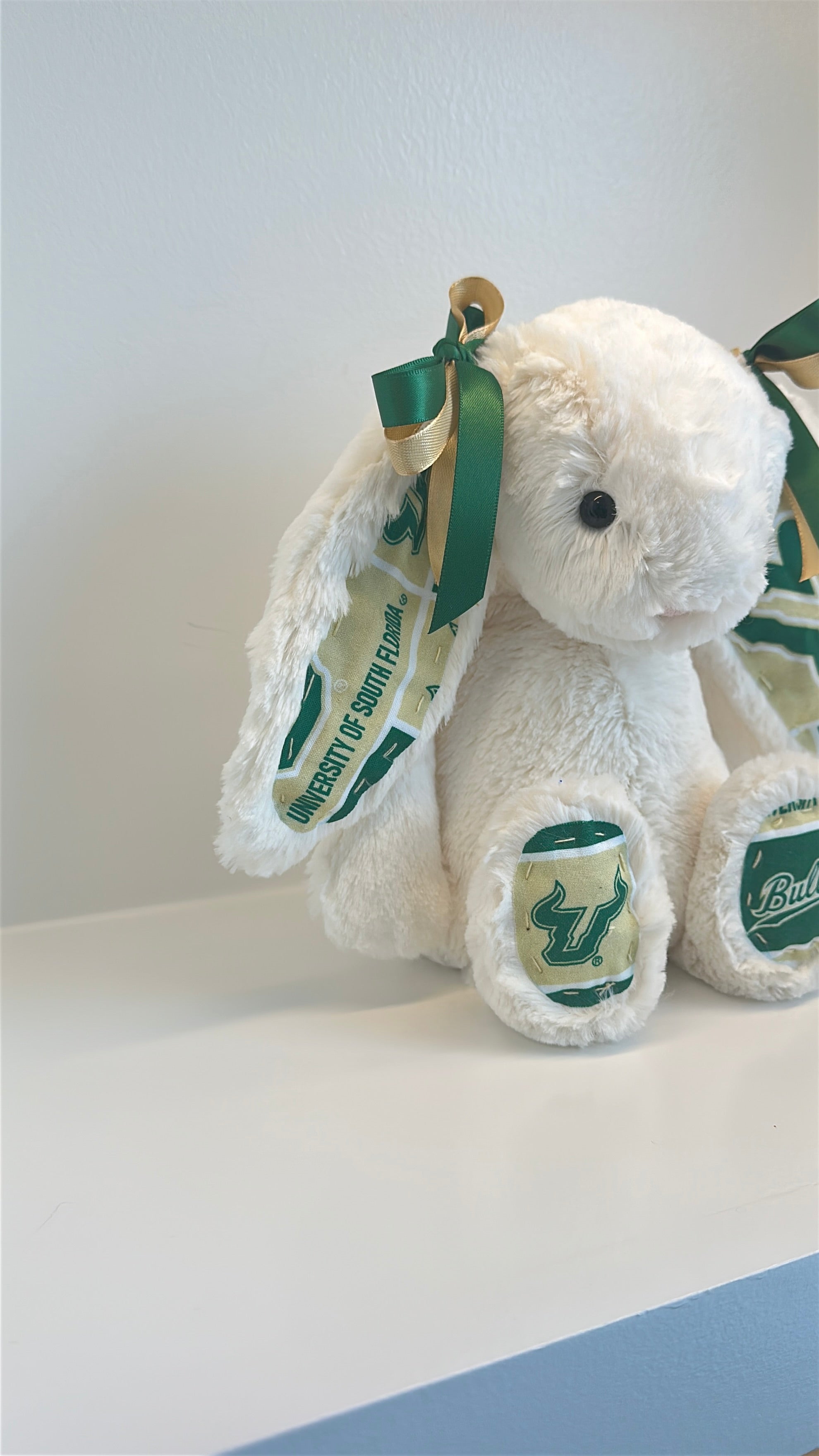 University of South Florida (USF)  Custom College Jellycat Bashful Bunny