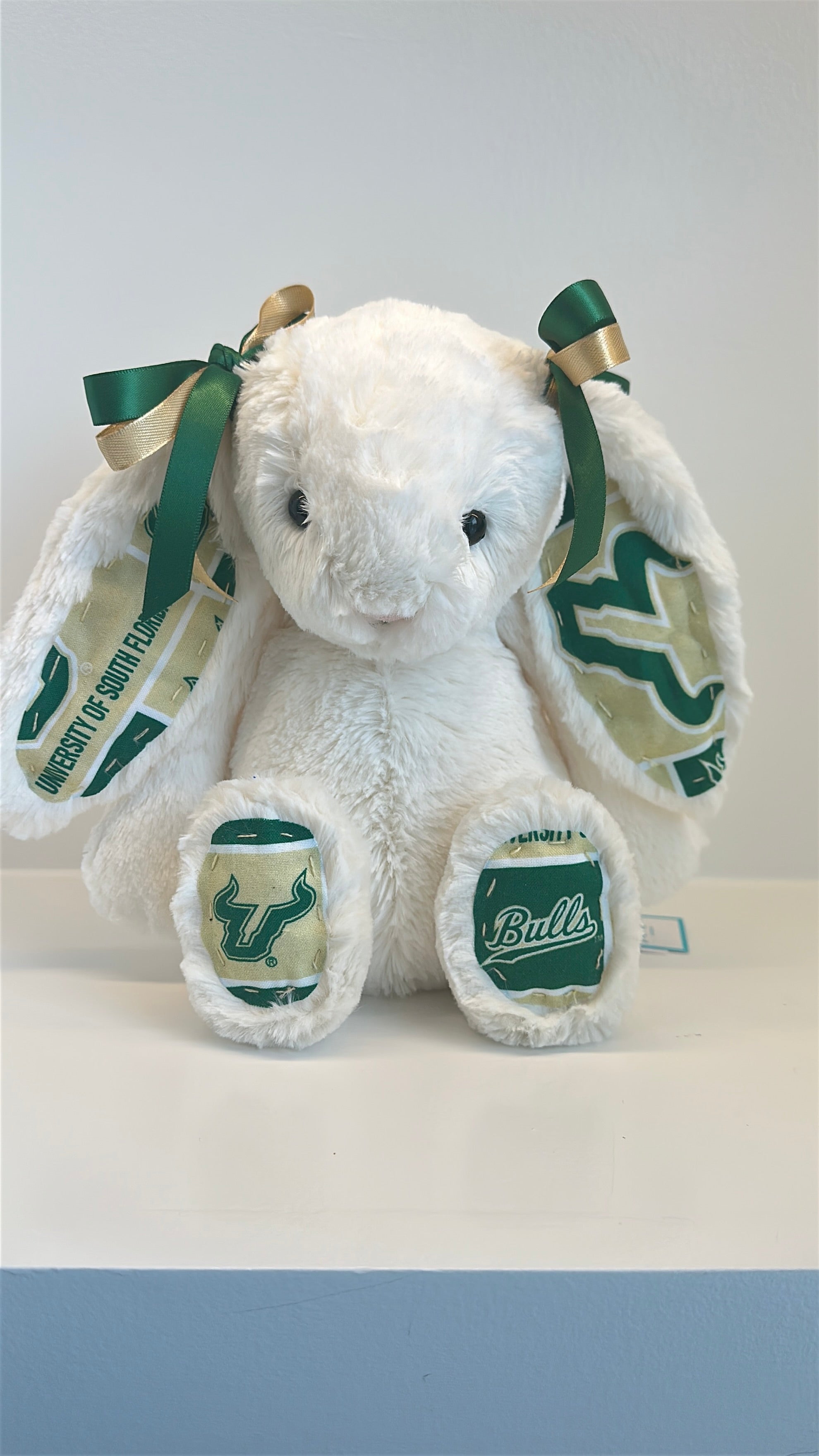 University of South Florida (USF)  Custom College Jellycat Bashful Bunny