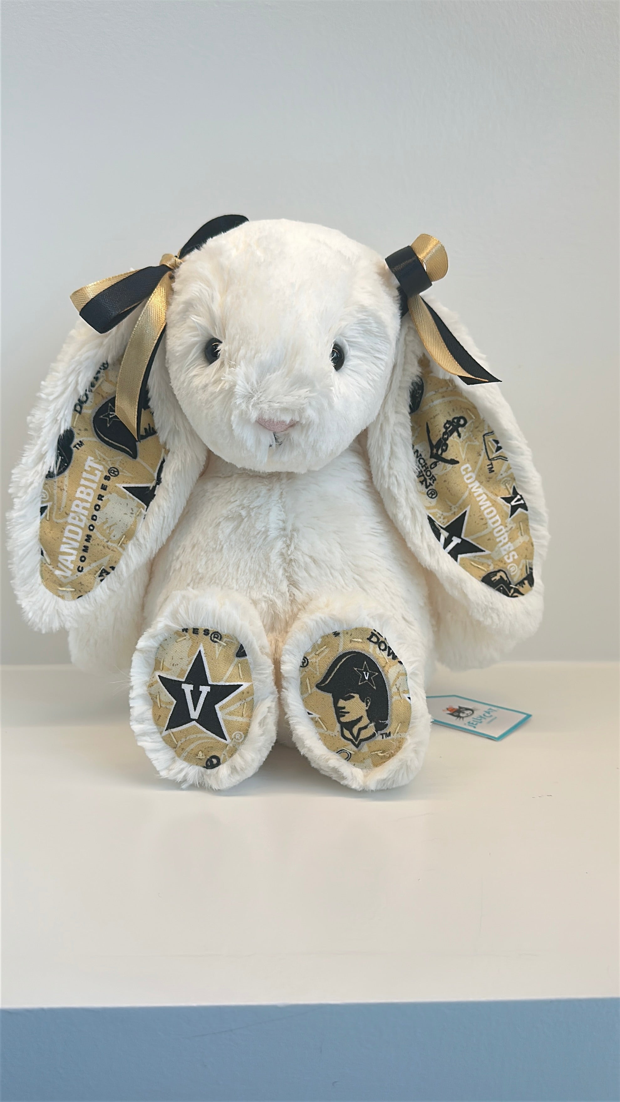 Vanderbilt University Custom College Jellycat Bashful Bunny