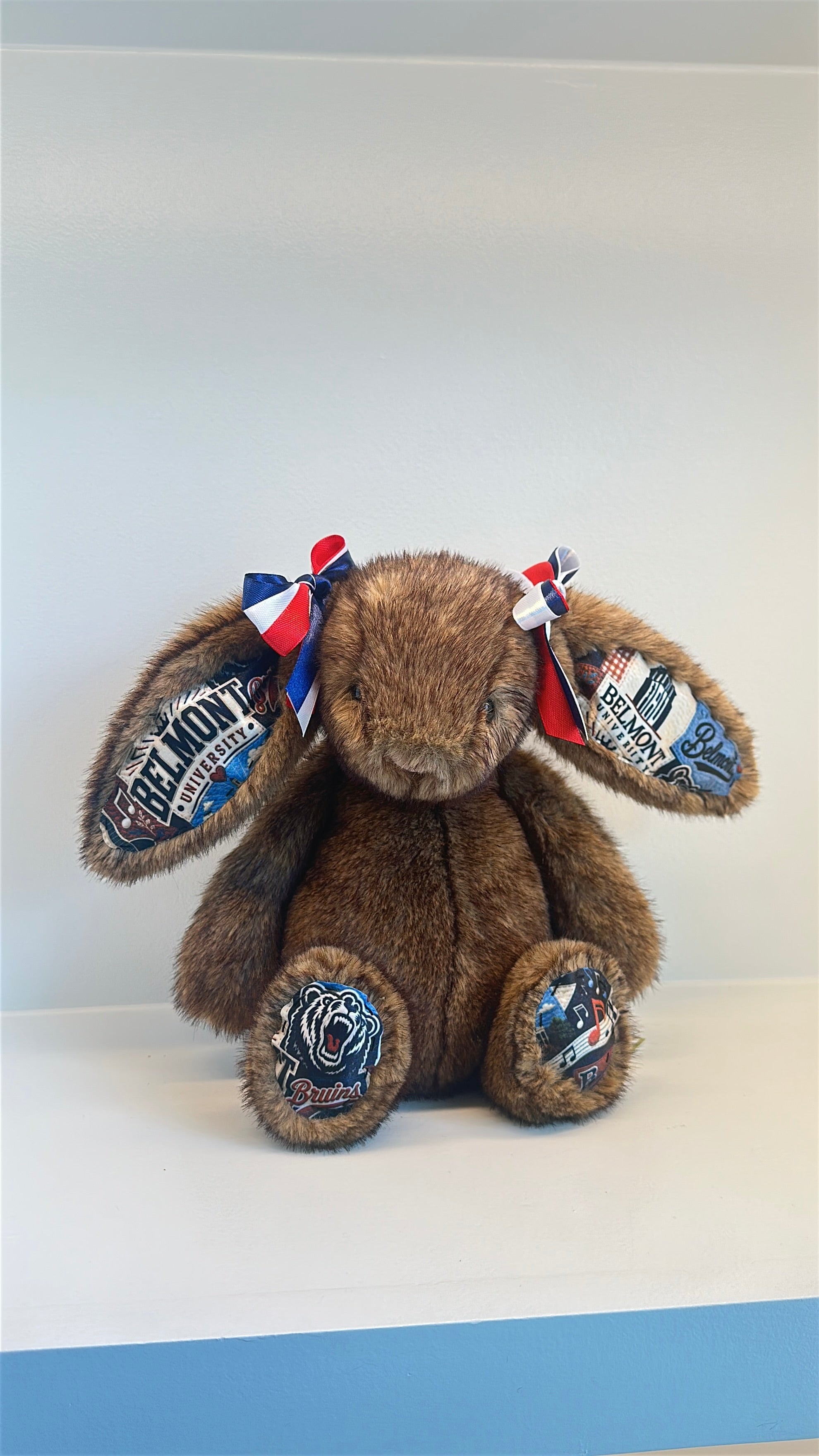 Belmont University Custom College Jellycat Bashful Bunny