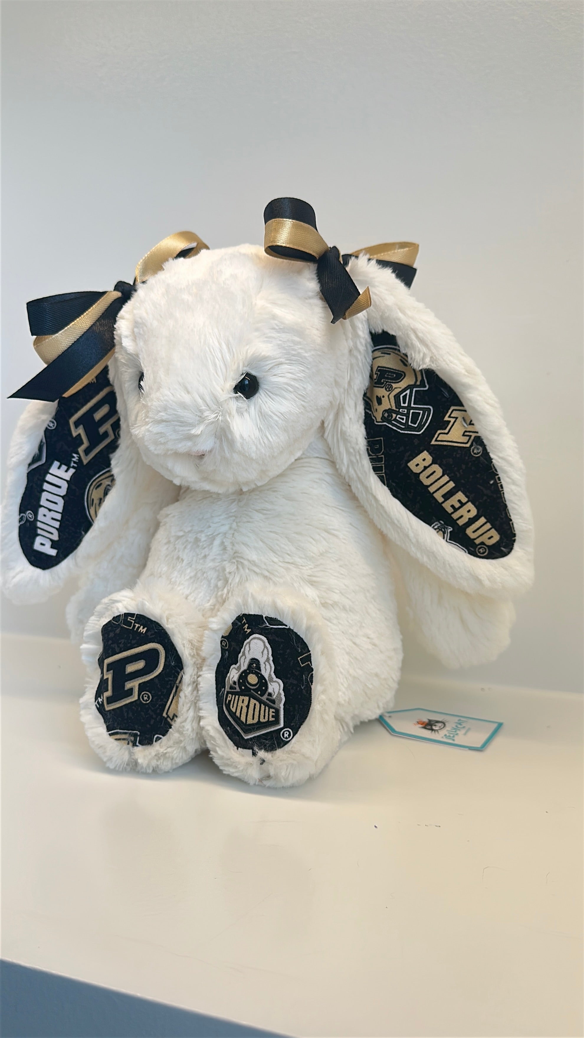 Purdue University Custom College Jellycat Bashful Bunny