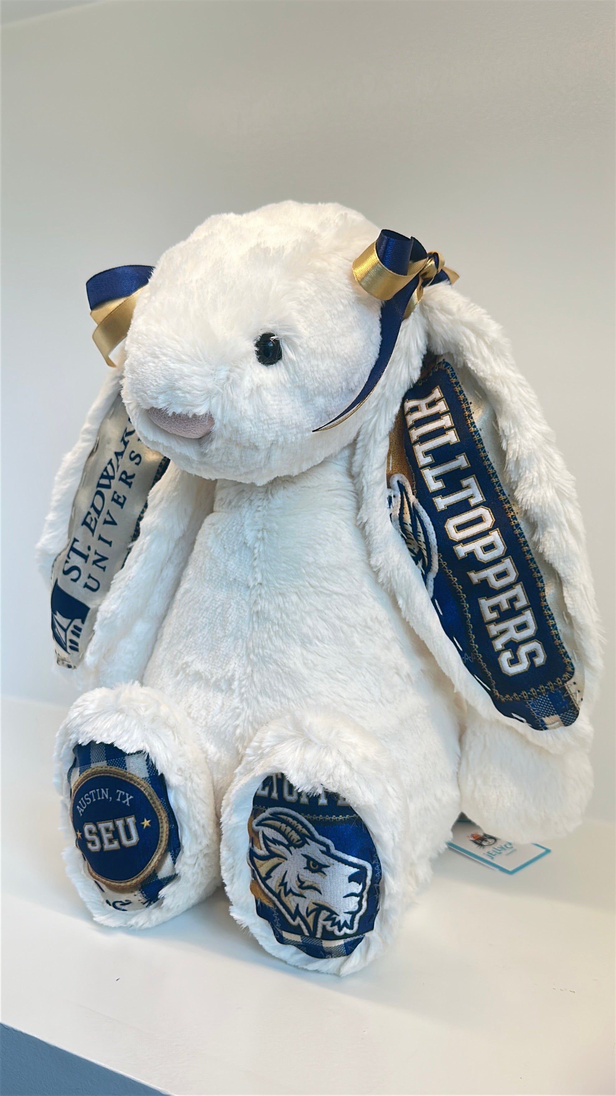 St. Edwards University Fully Custom College Jellycat Bunny