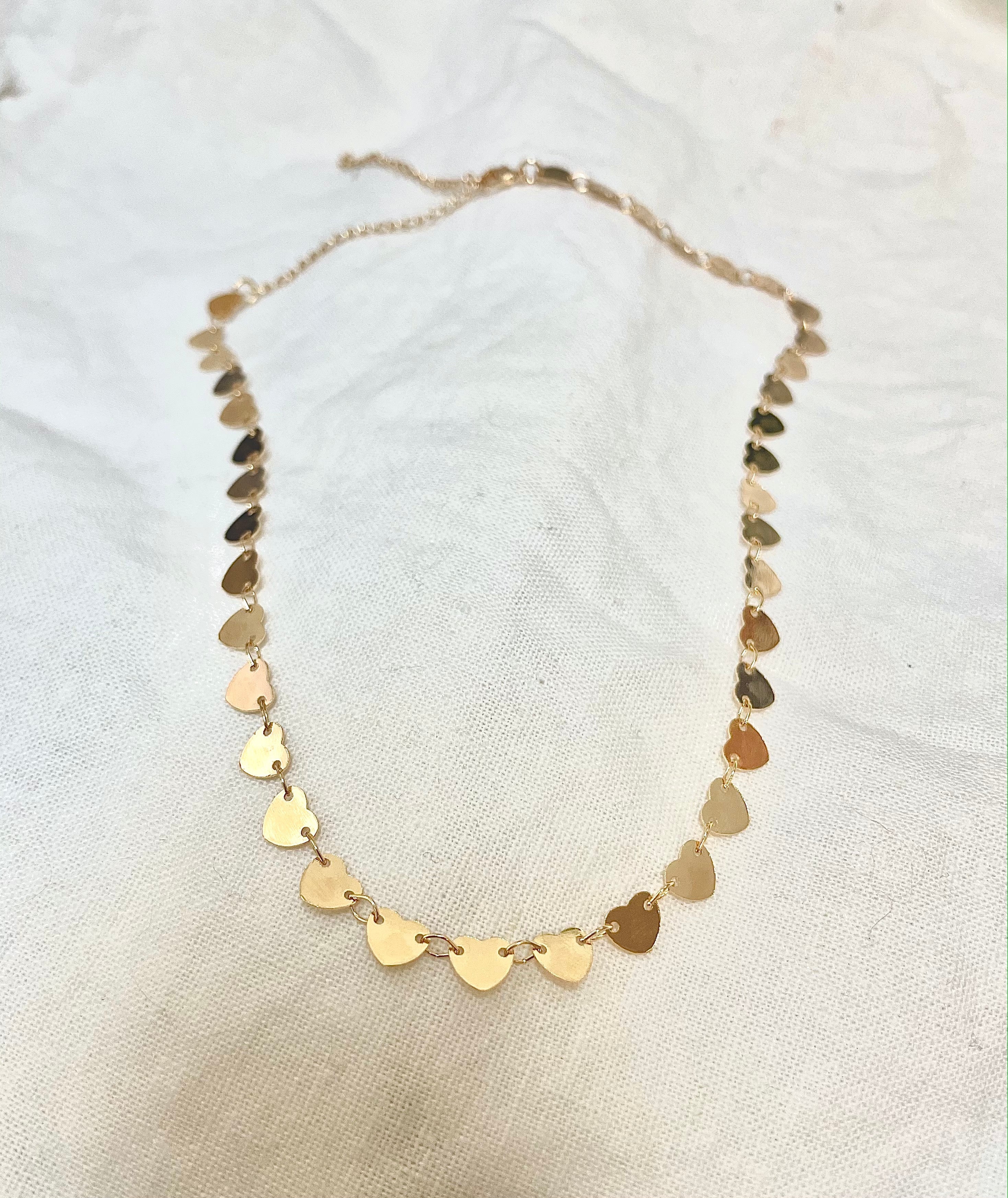 Views & Co. Repeating Love Choker Necklace
