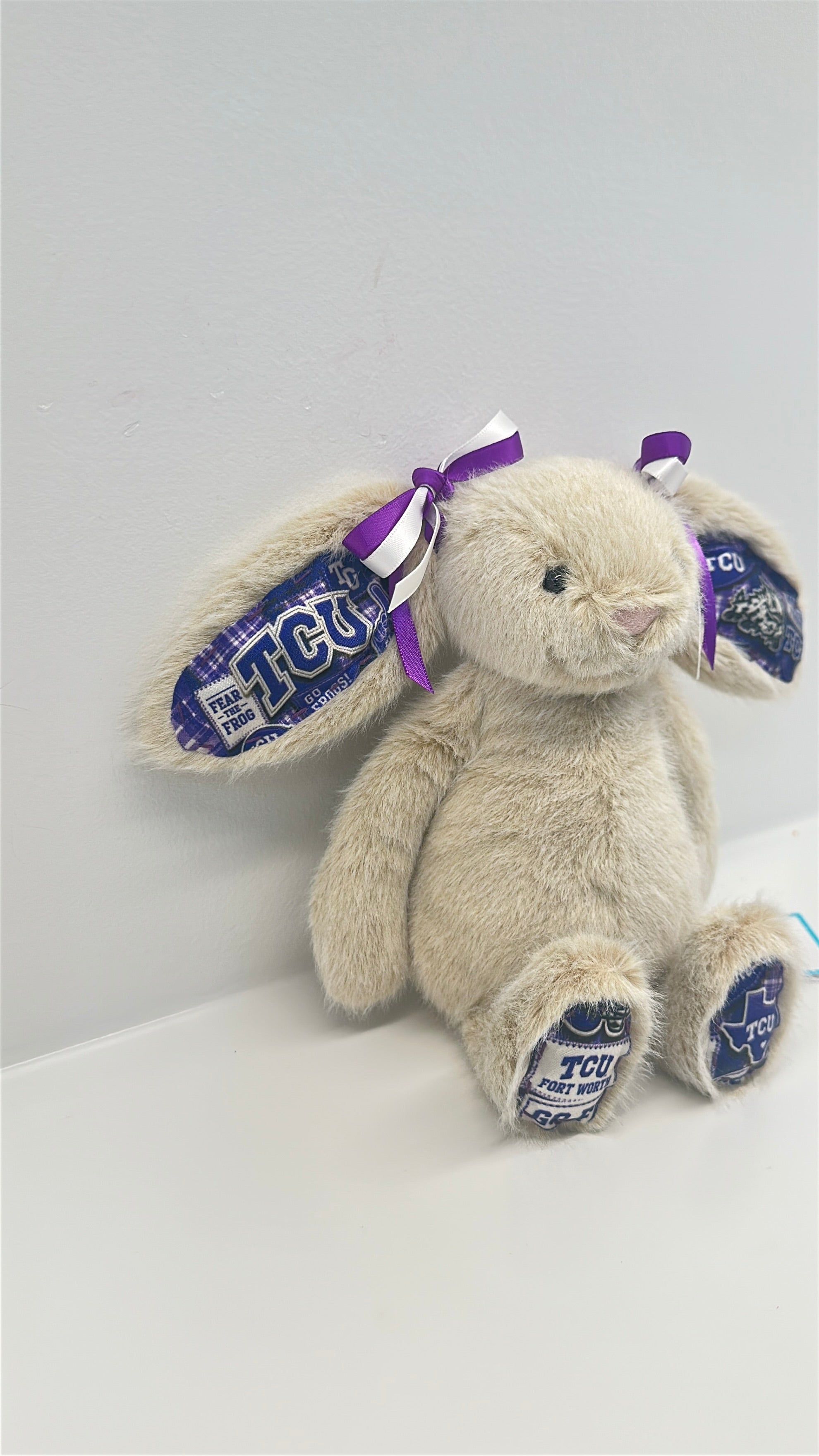 Texas Christian University (TCU)  Fully Custom College Jellycat Bunny