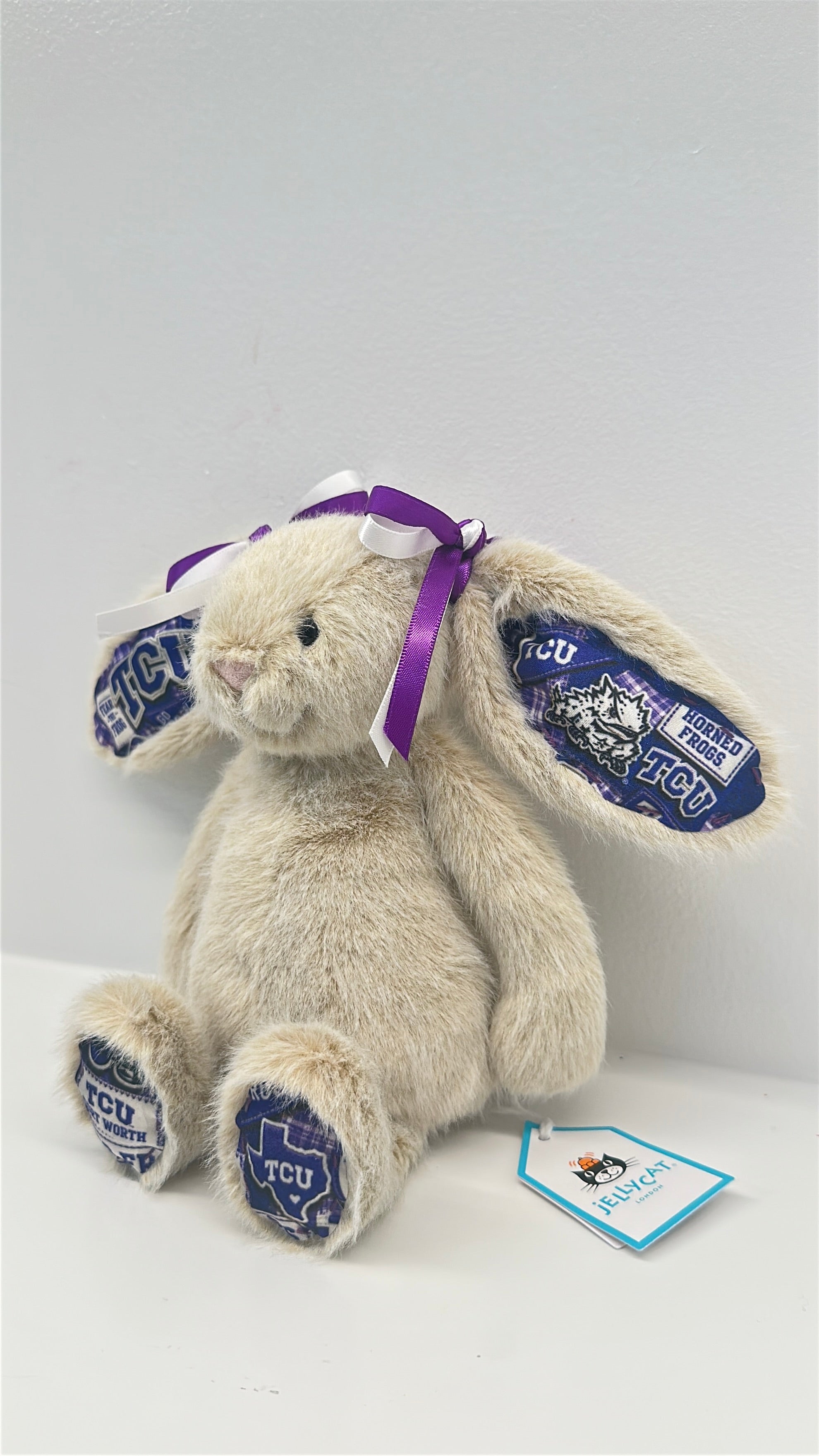 Texas Christian University (TCU)  Fully Custom College Jellycat Bunny