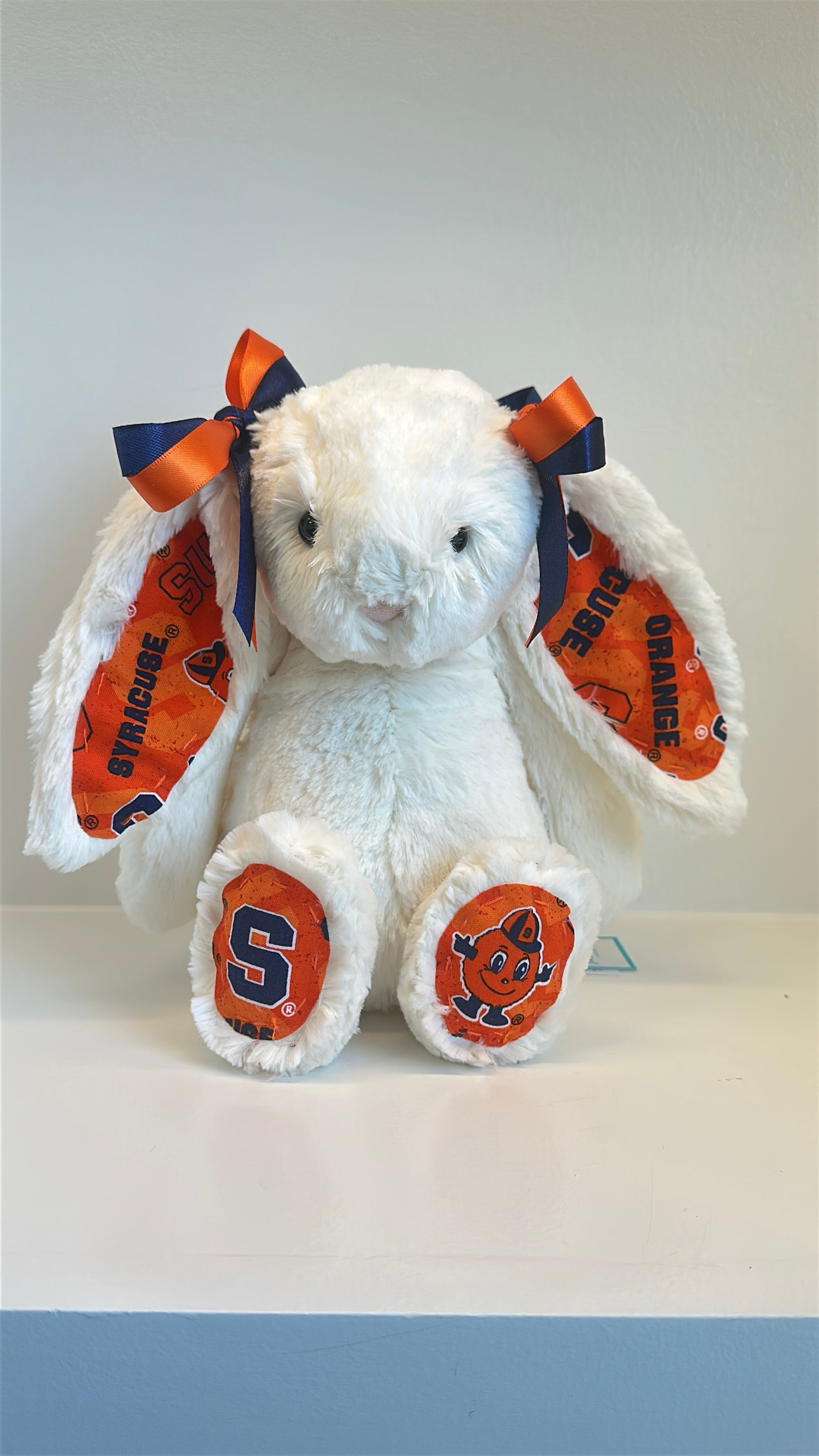 Syracuse University Custom College Jellycat Bashful Bunny – 4U Dezigns