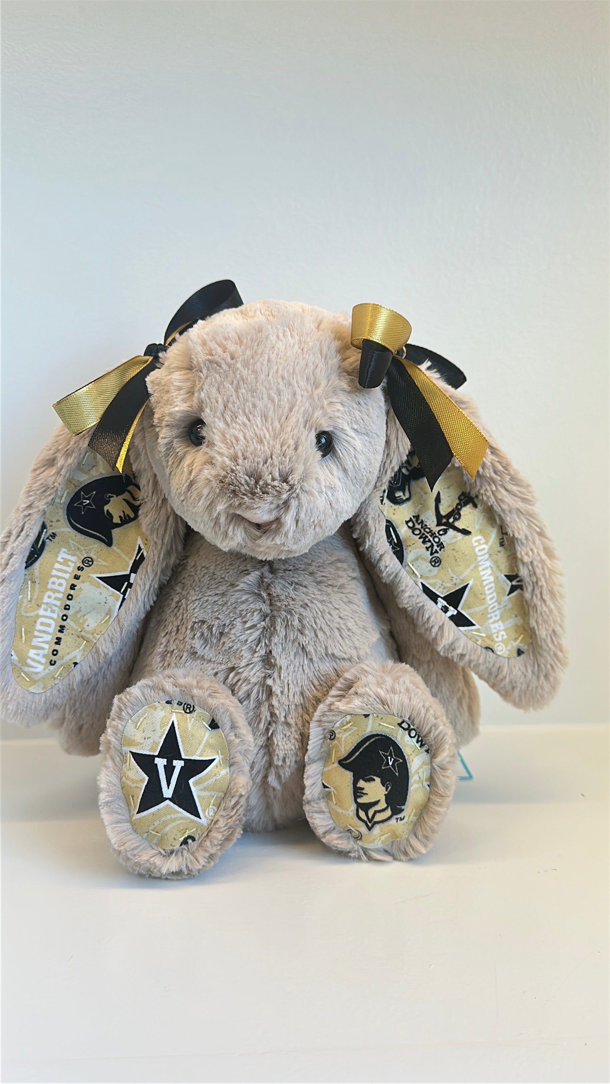 Vanderbilt University Custom College Jellycat Bashful Bunny