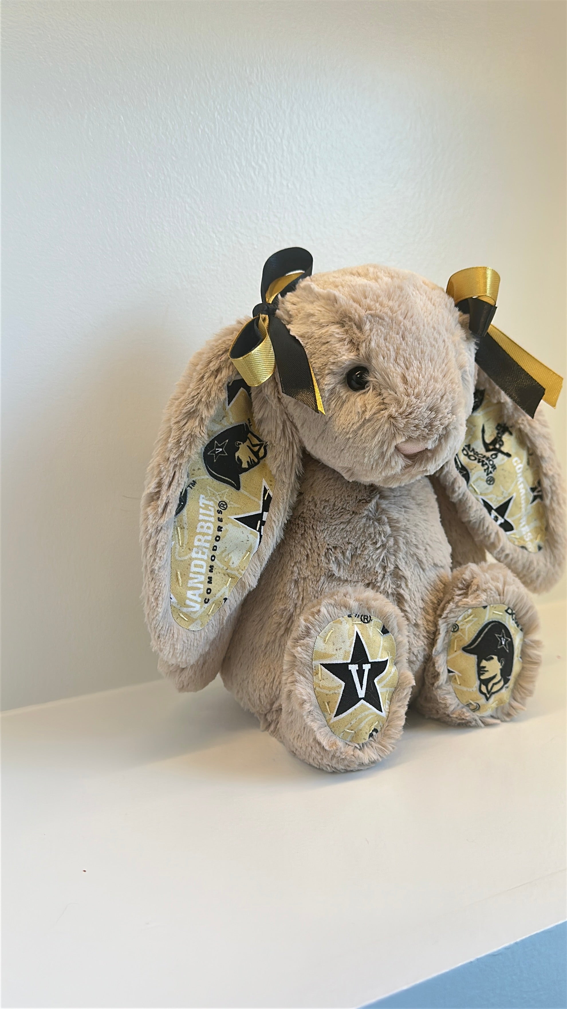 Vanderbilt University Custom College Jellycat Bashful Bunny