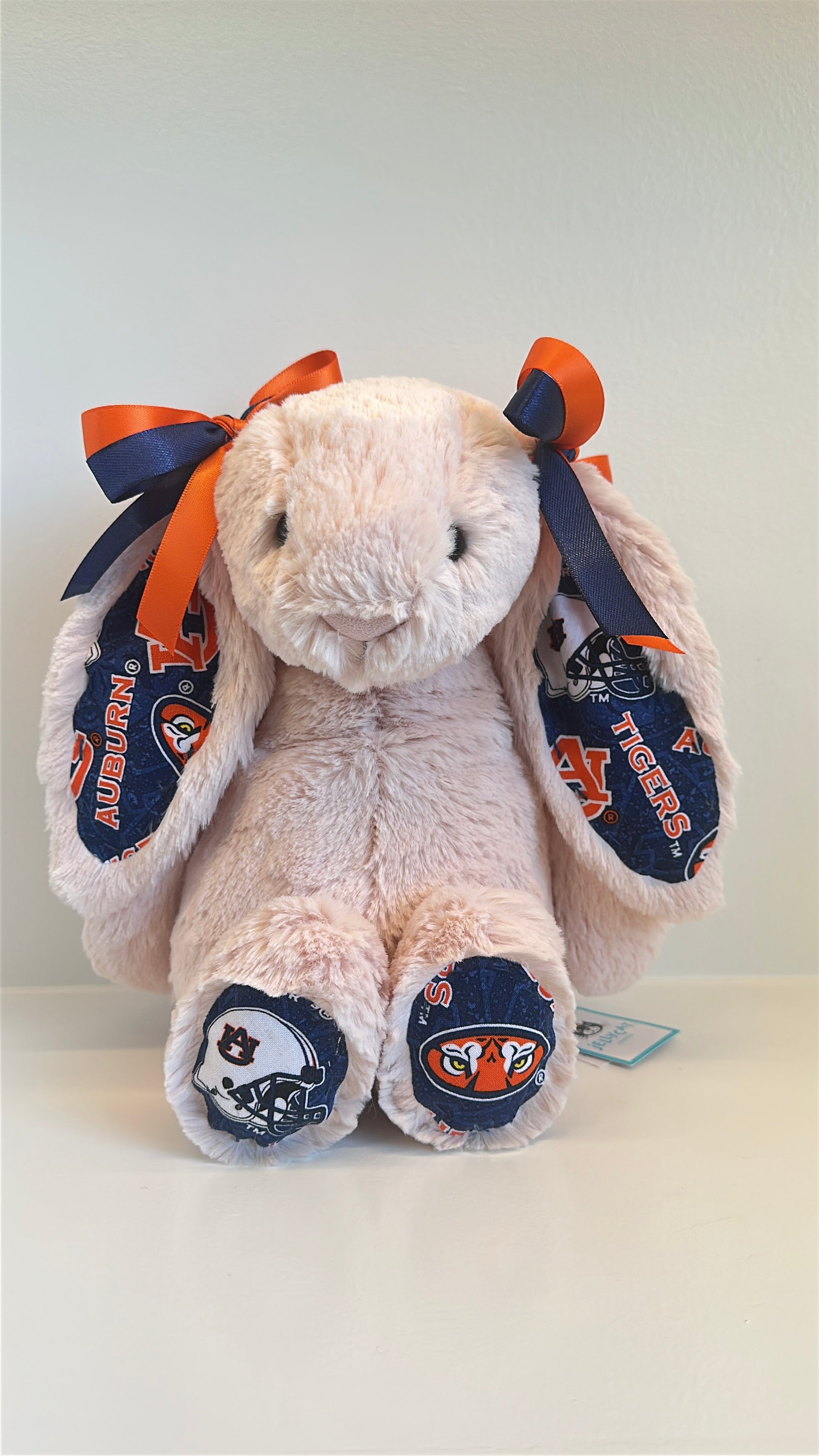 Auburn University Custom College Jellycat Bashful Bunny