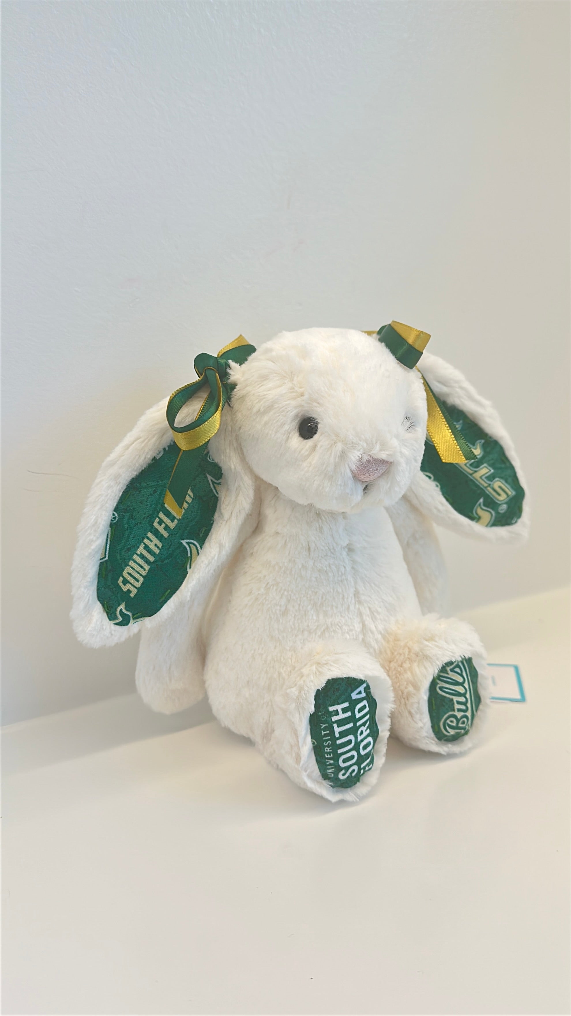 University of South Florida (USF) Custom College Jellycat Bashful Bunny