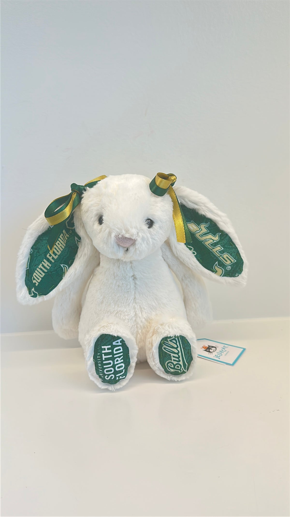 University of South Florida (USF) Custom College Jellycat Bashful Bunny