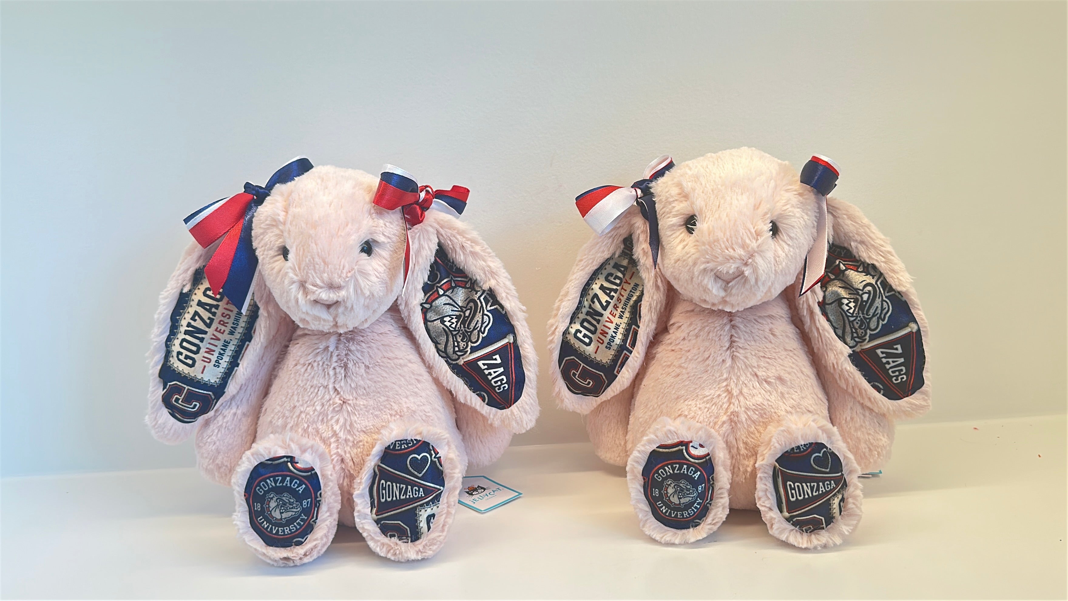 Gonzaga Fully Custom College Jellycat Bunny