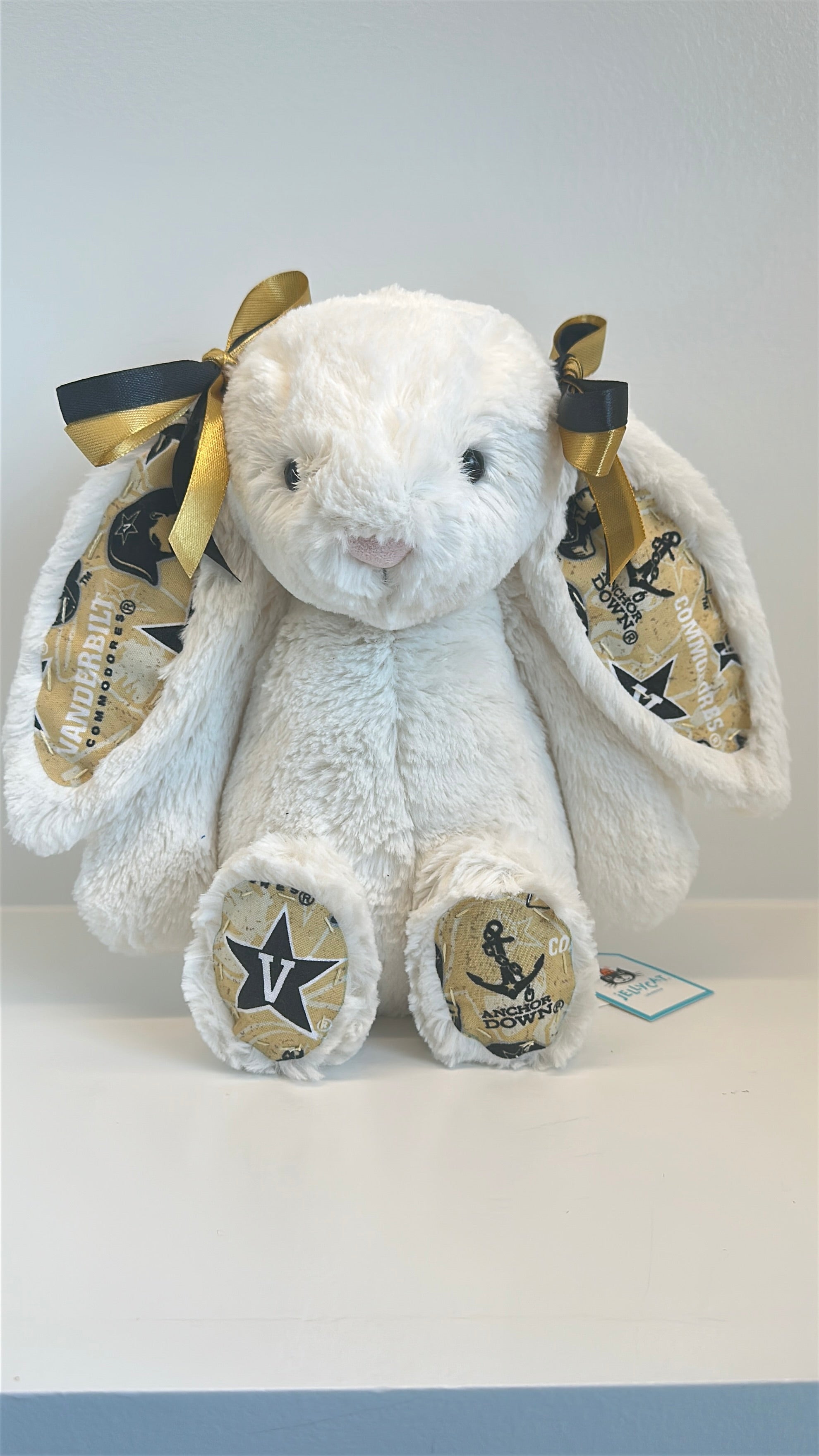 Vanderbilt University Custom College Jellycat Bashful Bunny