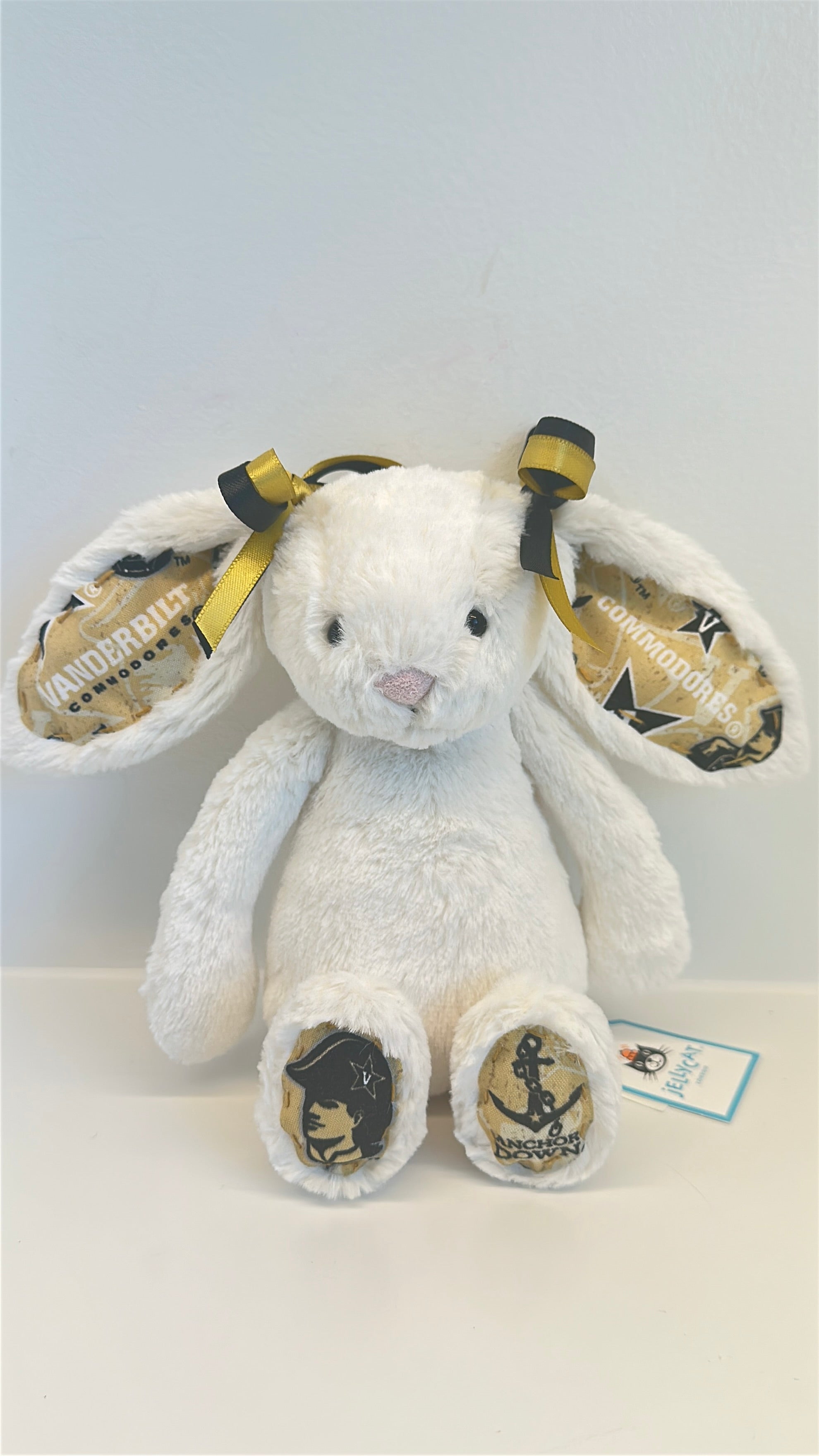 Vanderbilt University Custom College Jellycat Bashful Bunny