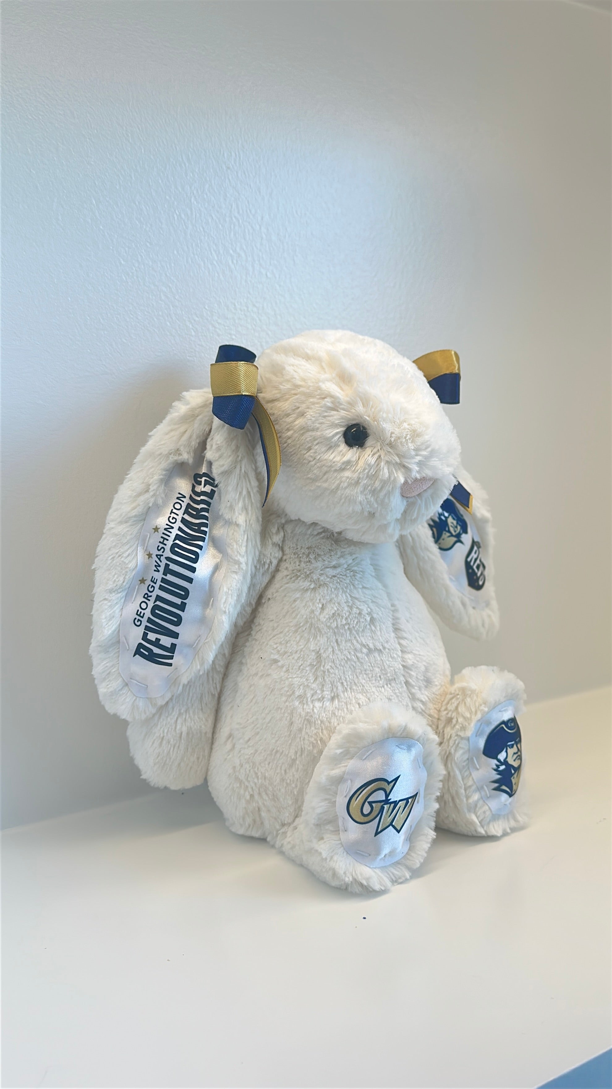 George Washington University Custom College Jellycat Bashful Bunny