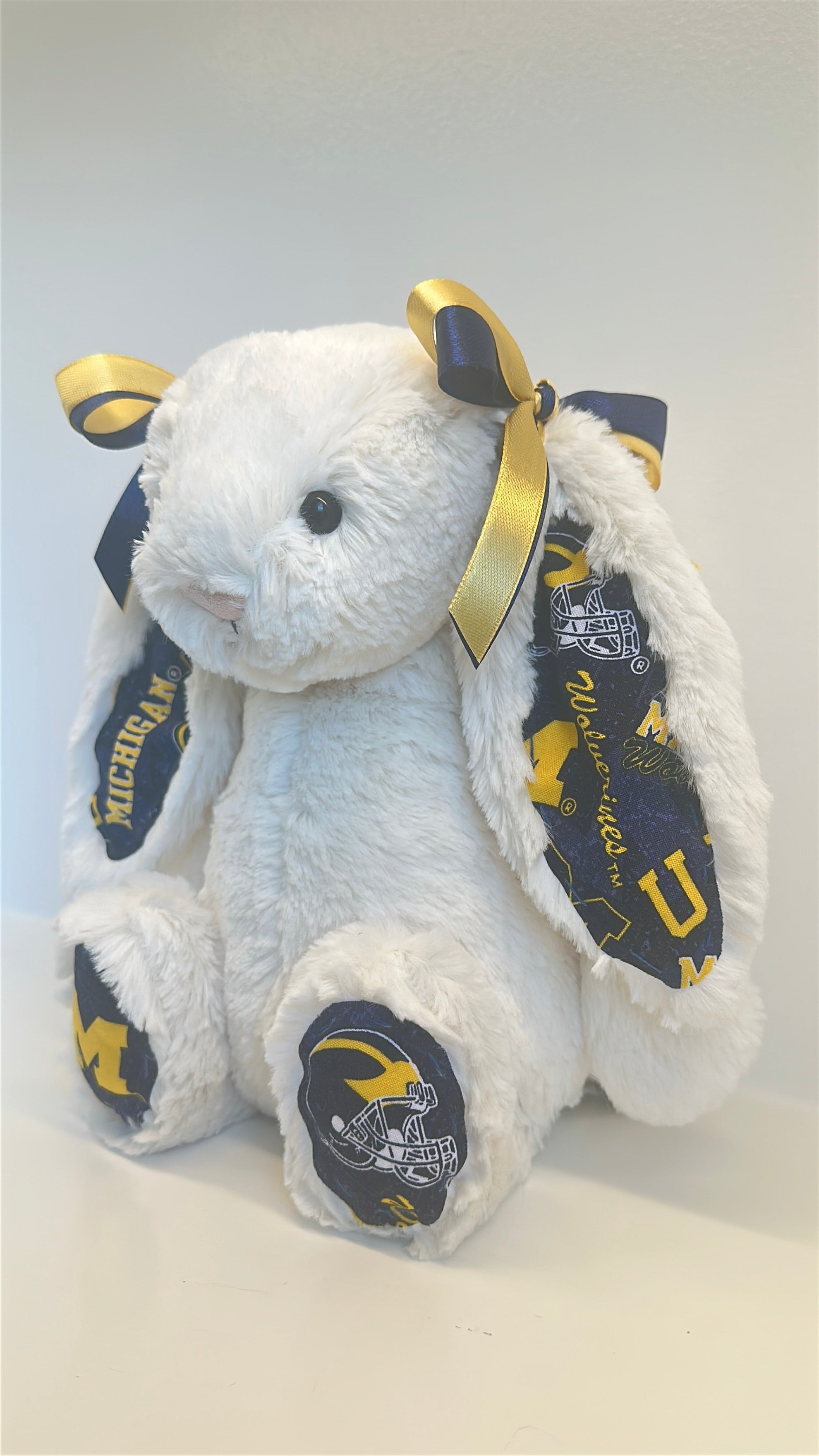 University of Michigan Custom College Jellycat Bashful Bunny