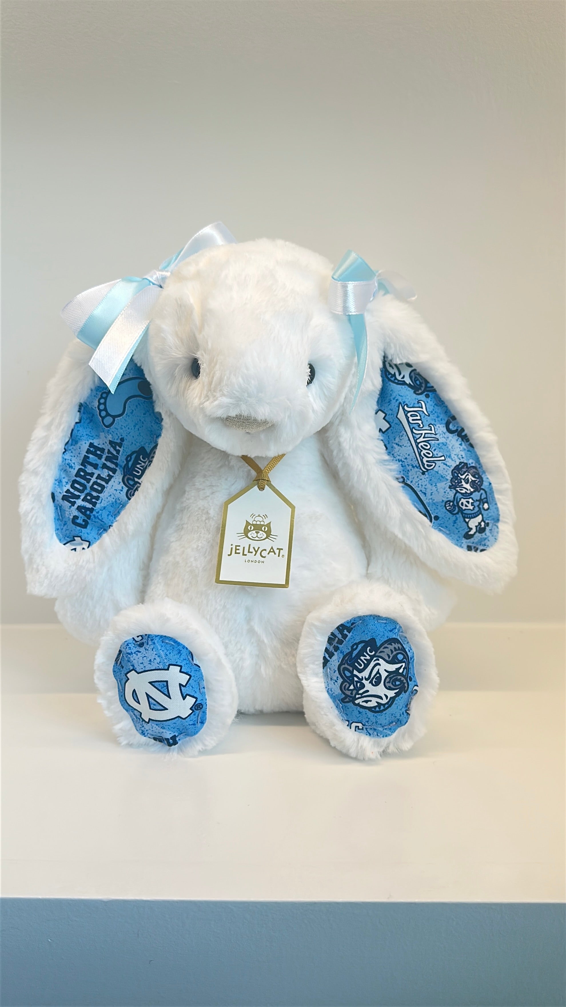 University of North Carolina at Chapel Hill (UNC) College Jellycat Bunny