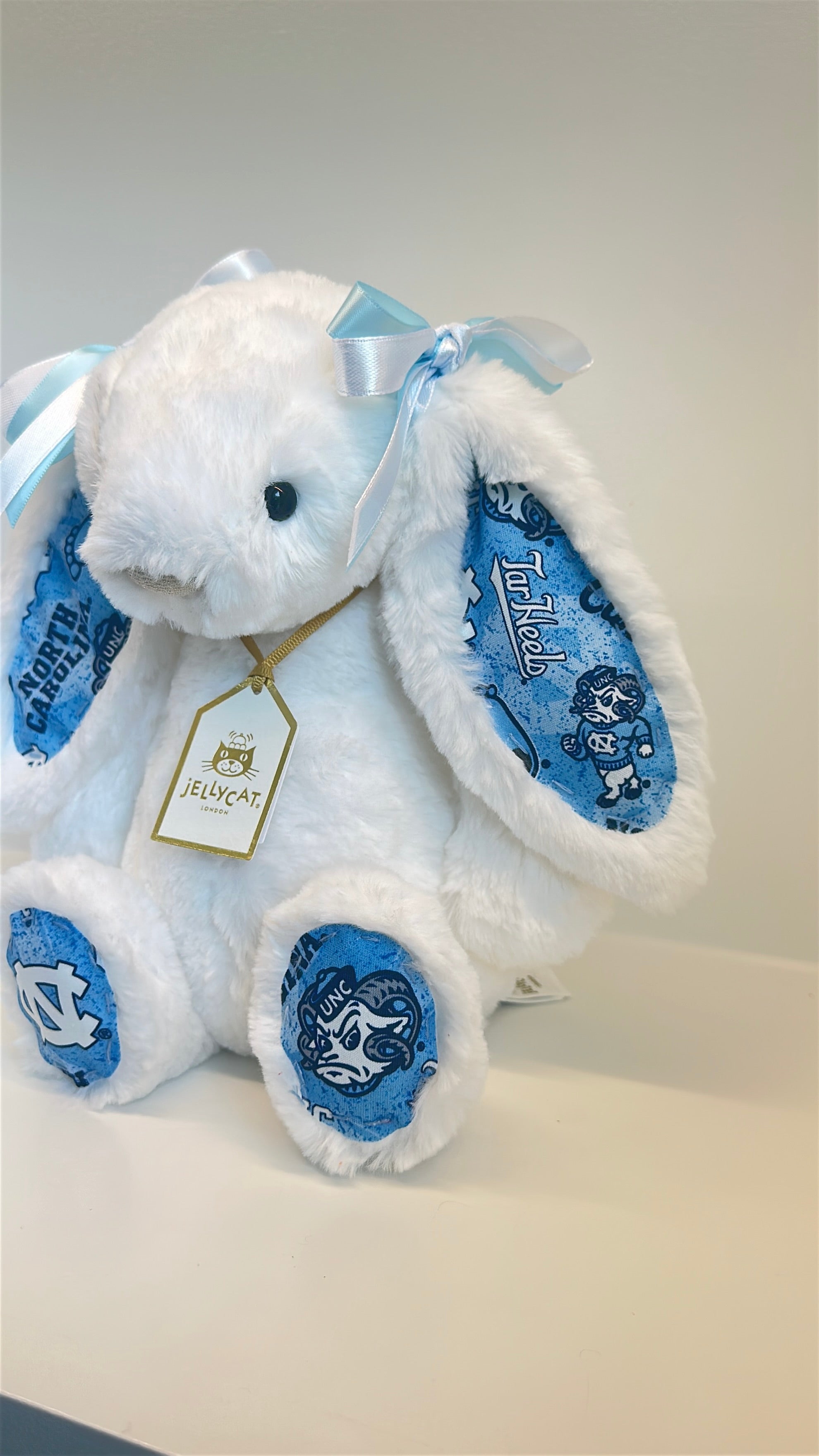 University of North Carolina at Chapel Hill (UNC) College Jellycat Bunny