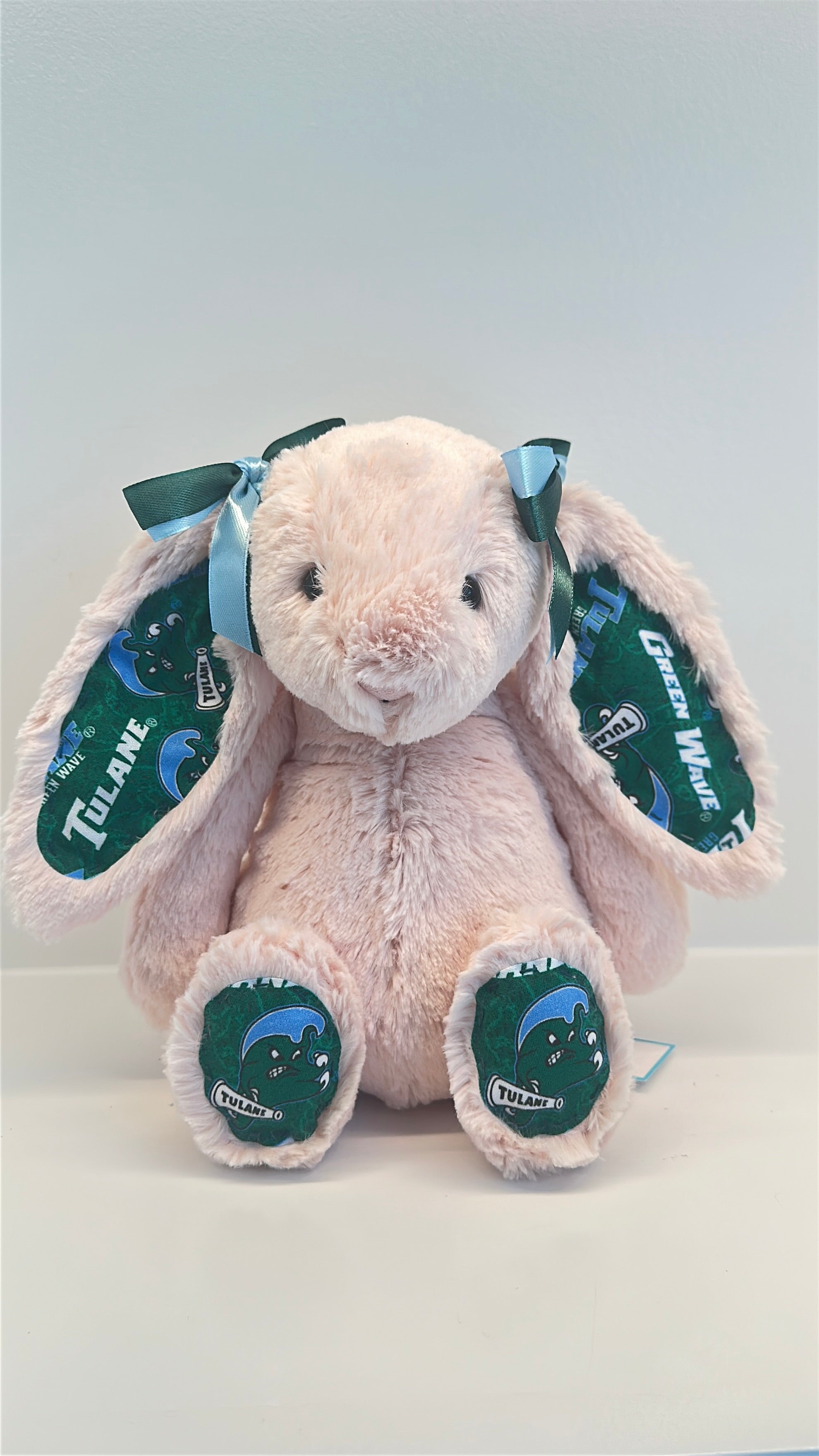 Tulane University Custom College Jellycat Bashful Bunny