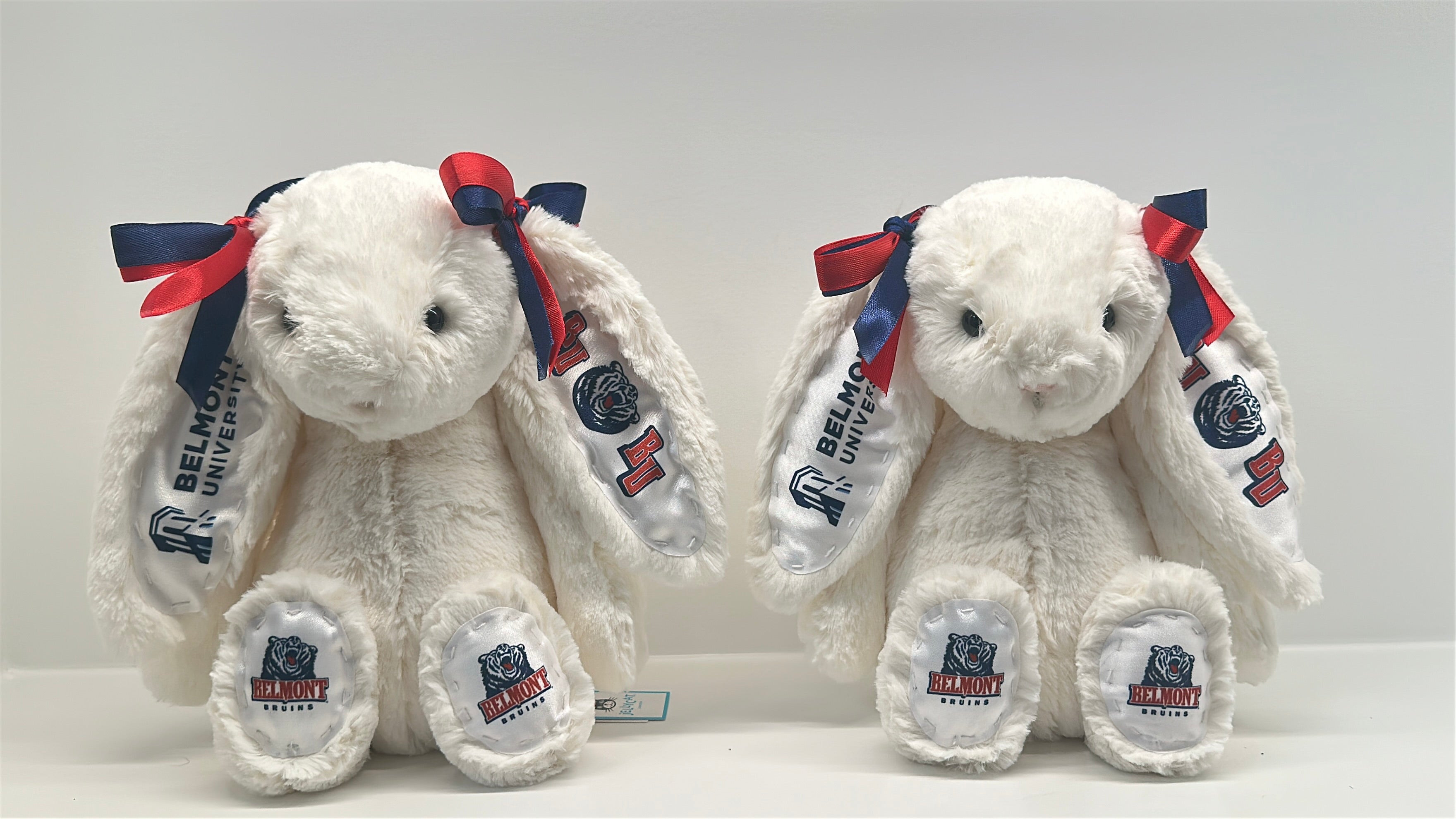 Belmont University Custom College Jellycat Bashful Bunny