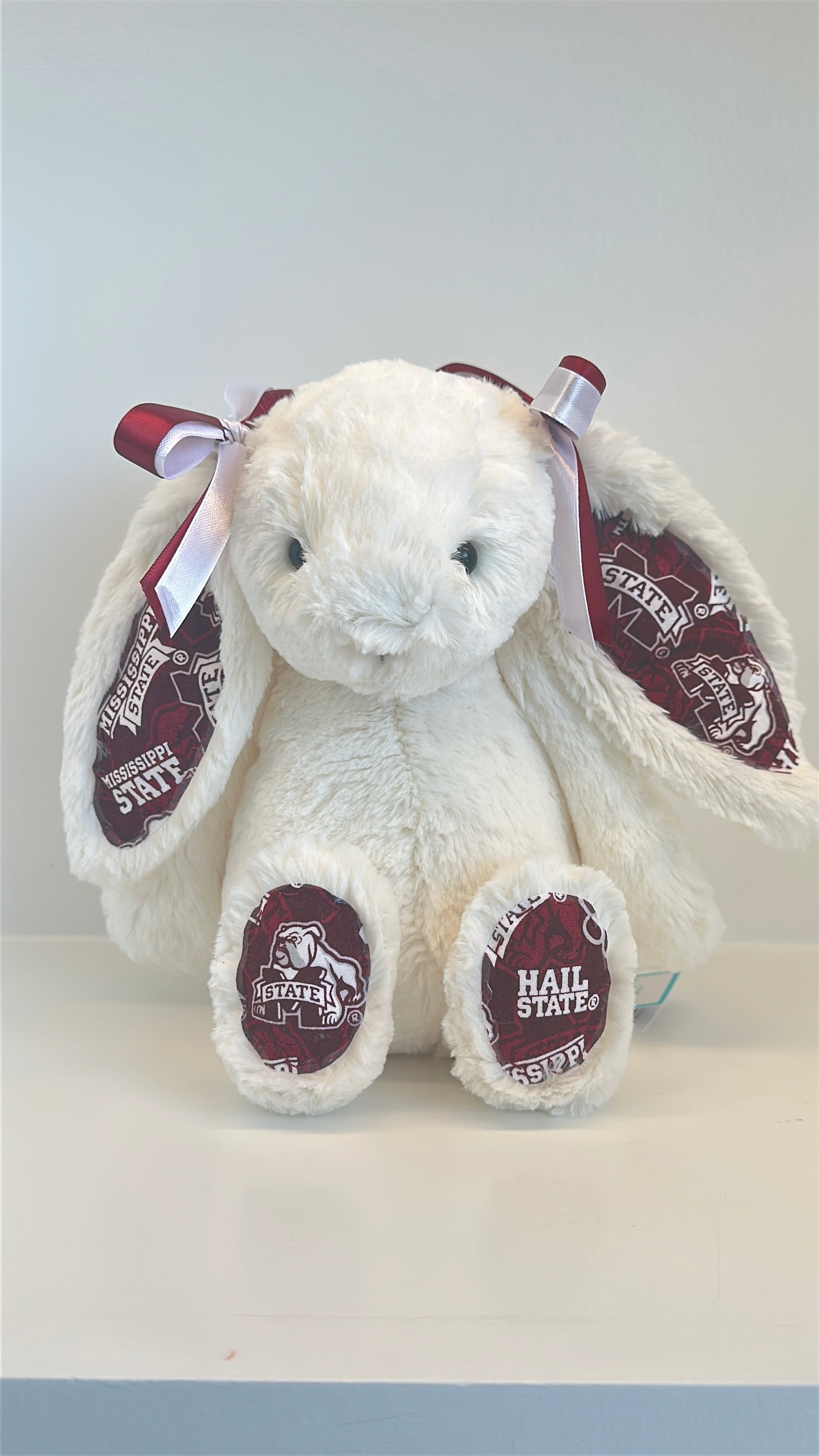 Mississippi State Custom College Jellycat Bashful Bunny