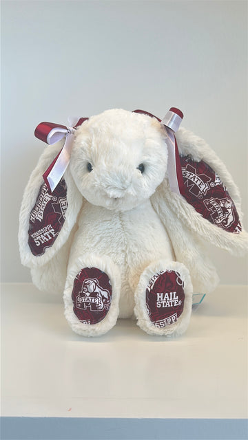 Mississippi State Custom College Jellycat Bashful Bunny