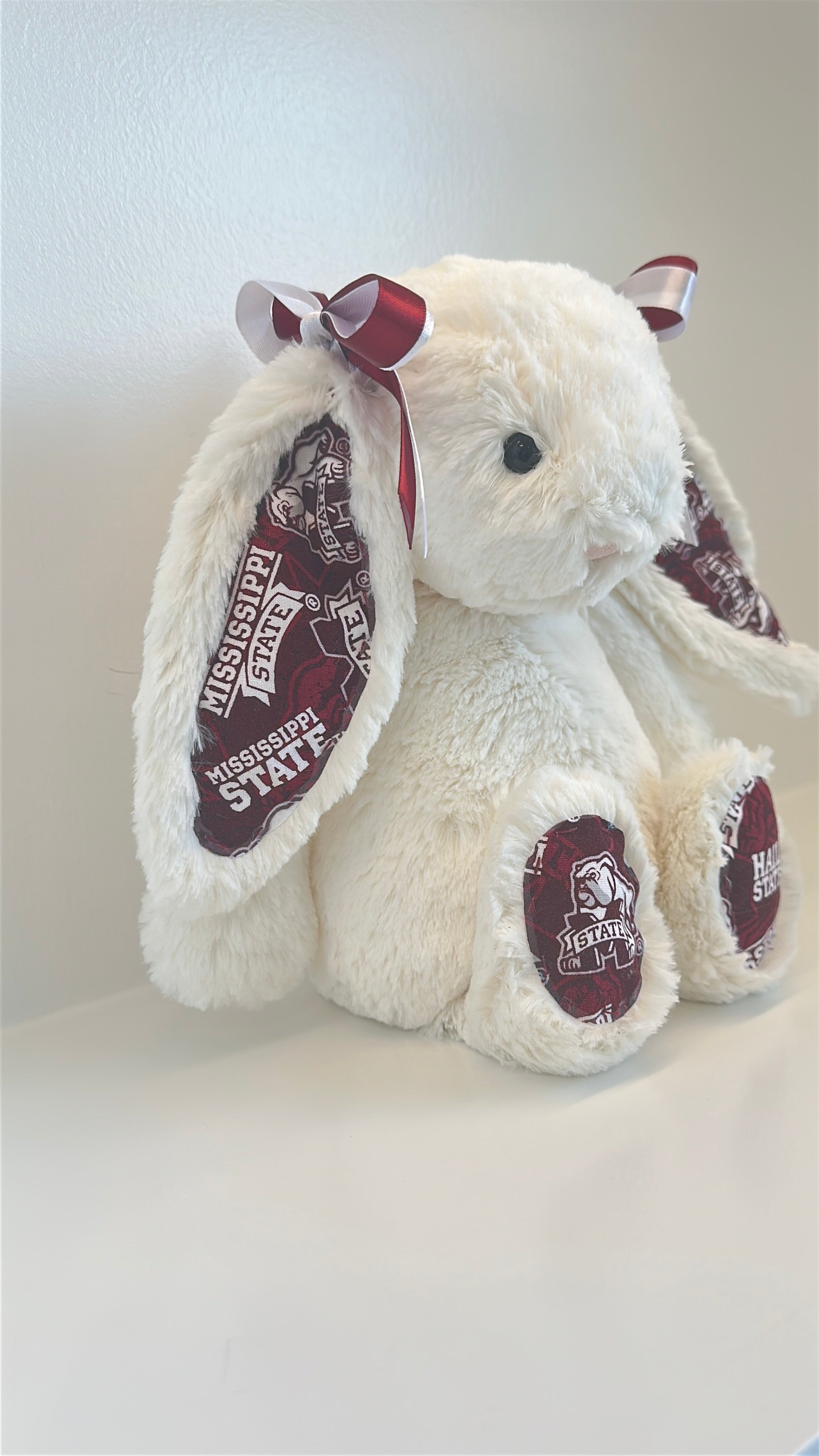 Mississippi State Custom College Jellycat Bashful Bunny