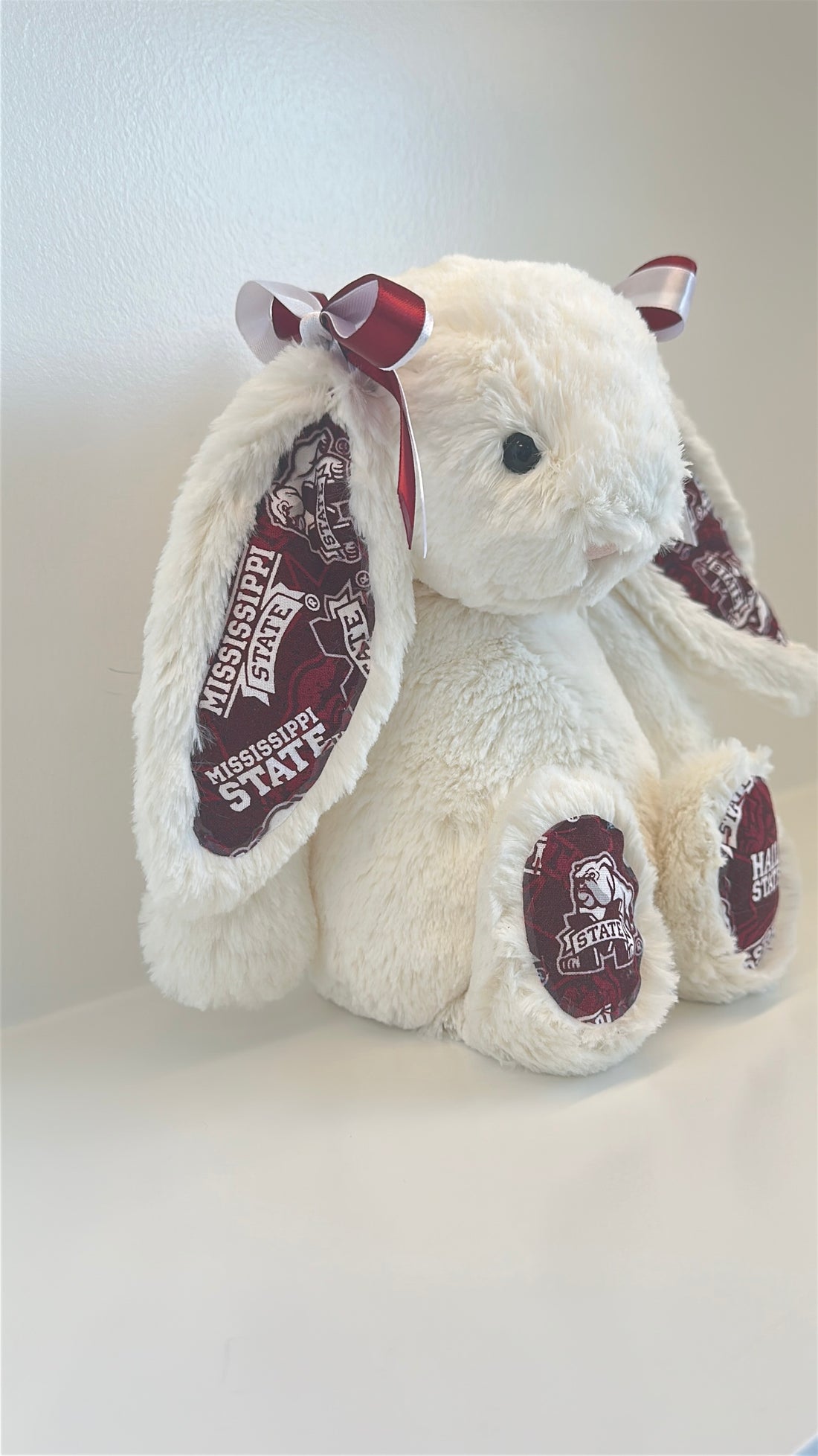 Mississippi State Custom College Jellycat Bashful Bunny