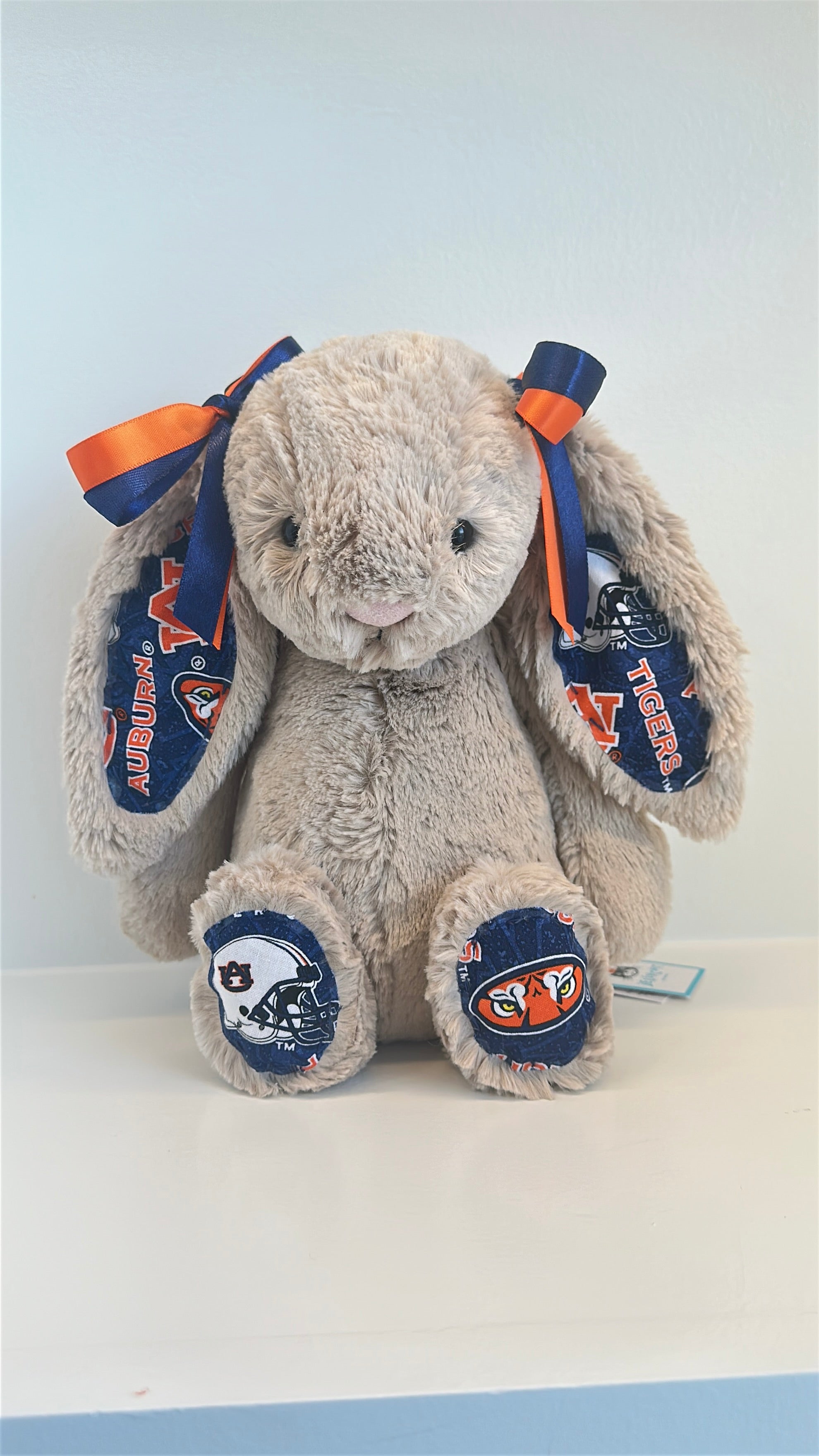 Auburn University Custom College Jellycat Bashful Bunny