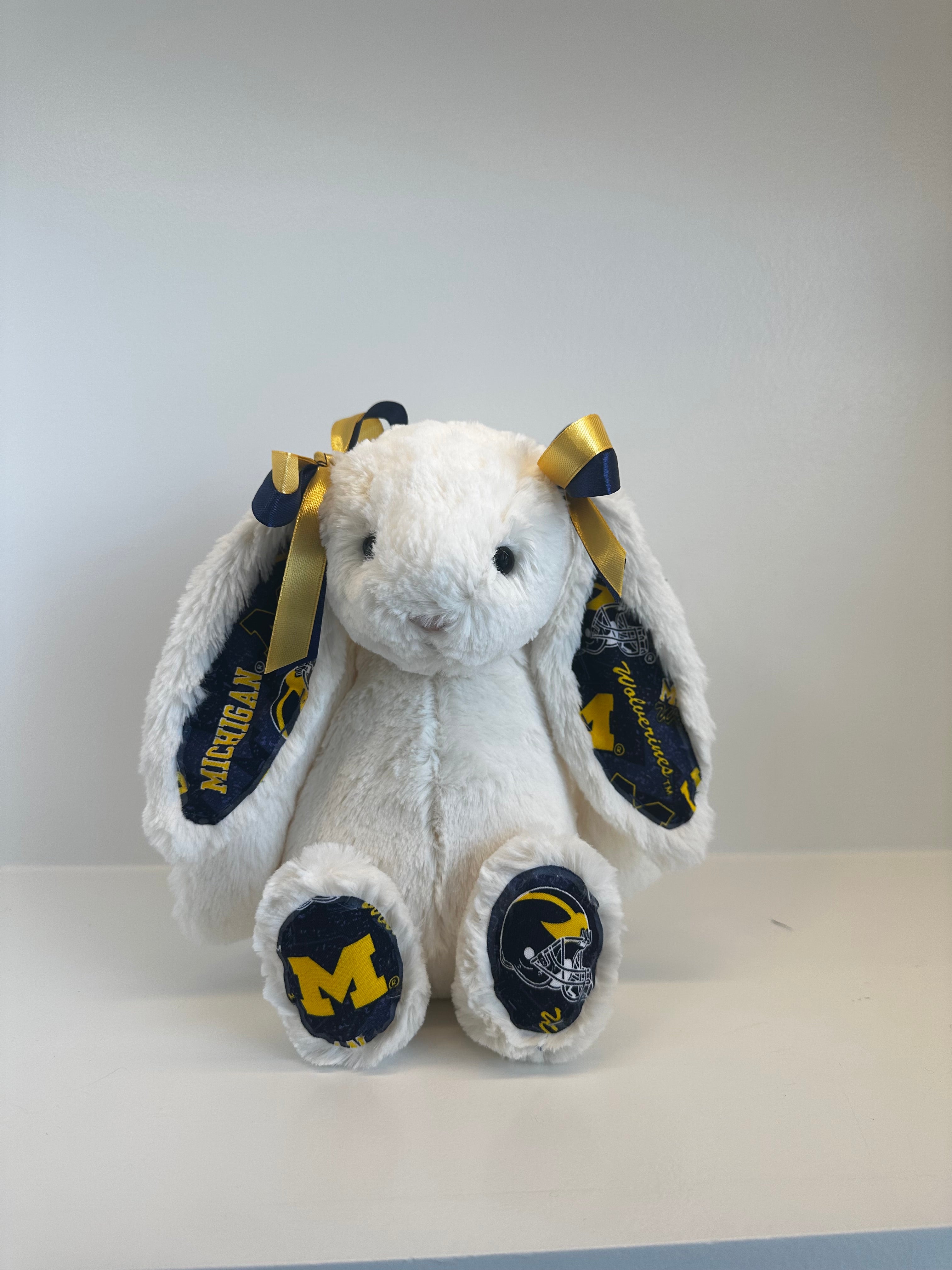 University of Michigan Custom College Jellycat Bashful Bunny