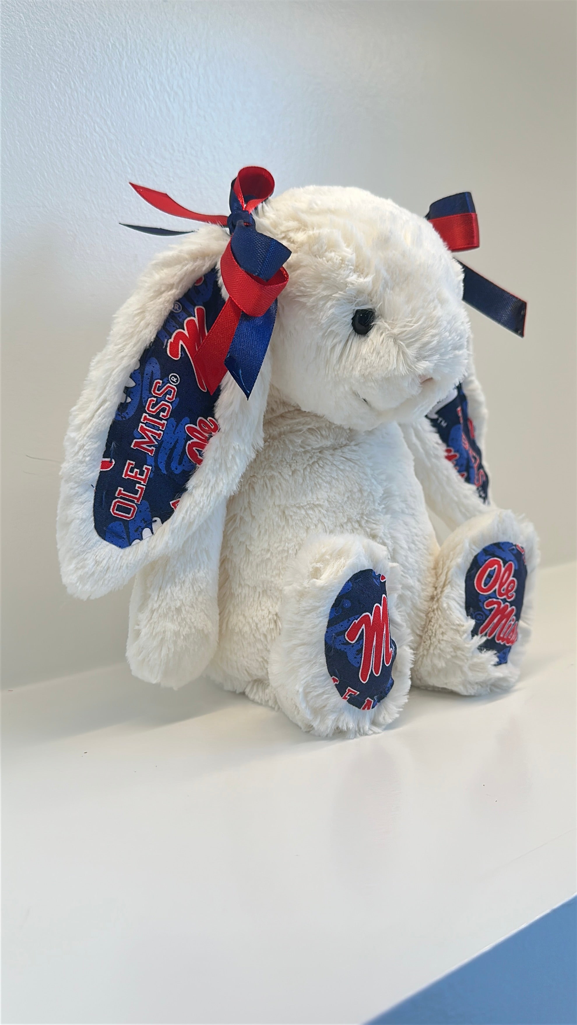 University of Mississippi (Ole Miss) Custom College Jellycat Bashful Bunny