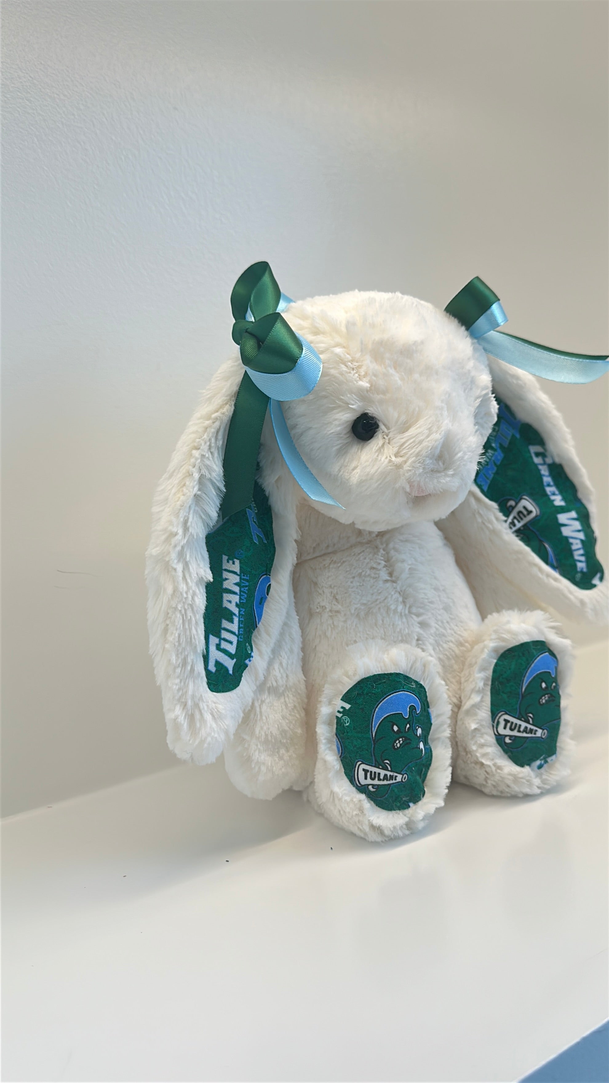 Tulane University Custom College Jellycat Bashful Bunny