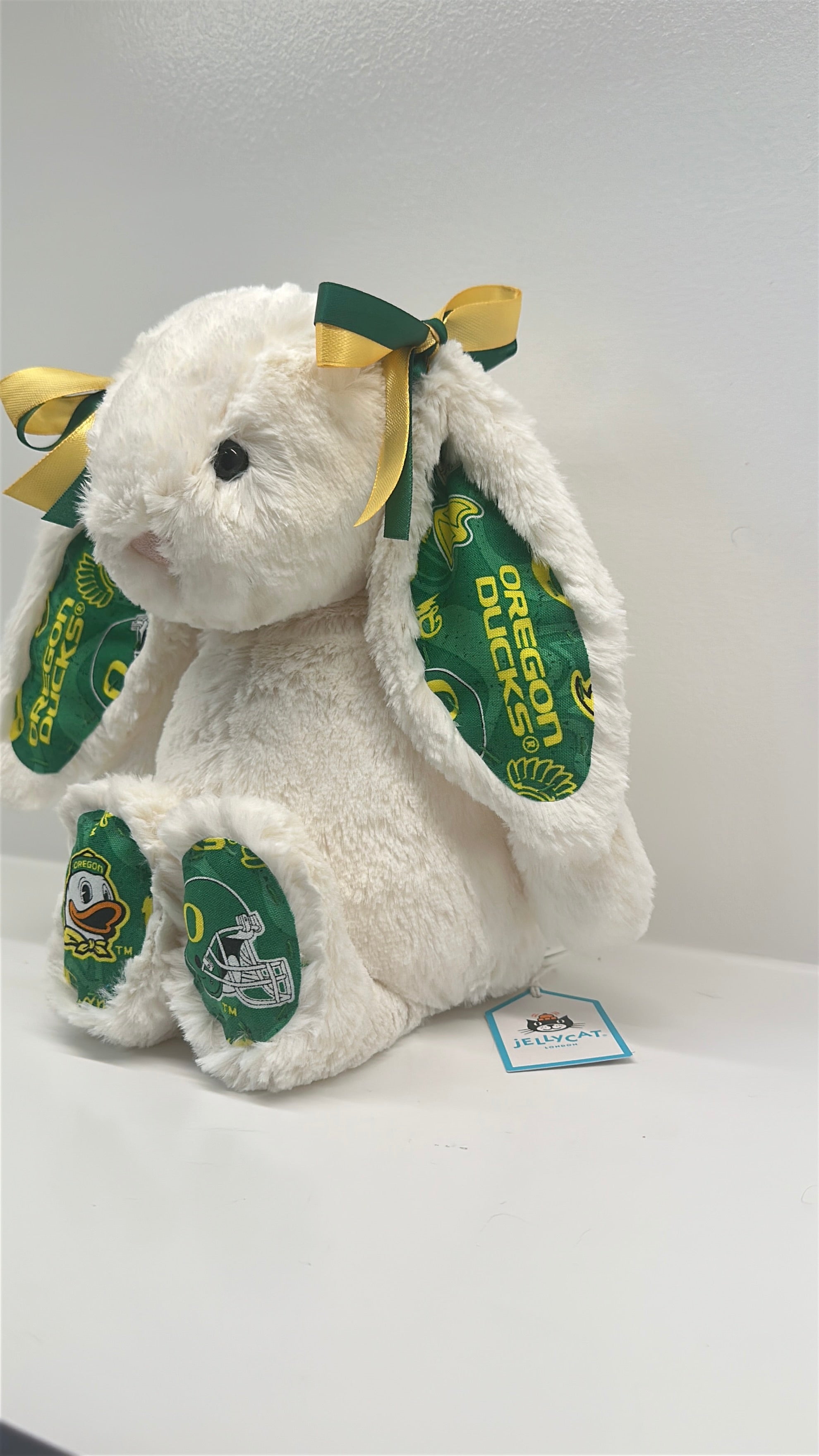 University of Oregon Custom College Jellycat Bashful Bunny